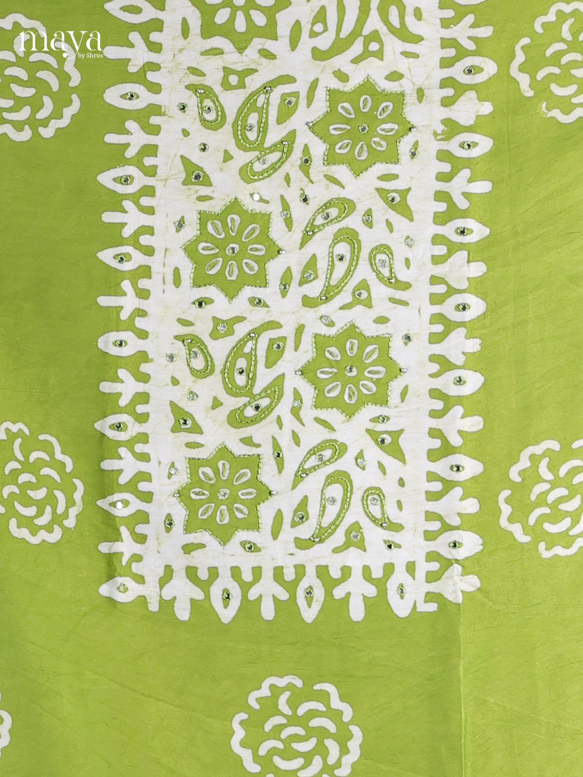 Light Green - Cotton salwar Unstitched