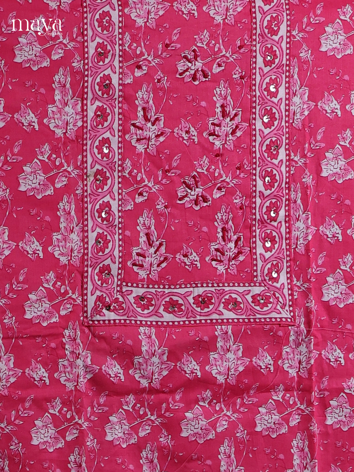 Pink - Cotton salwar Unstitched - Shop on Shrus.com