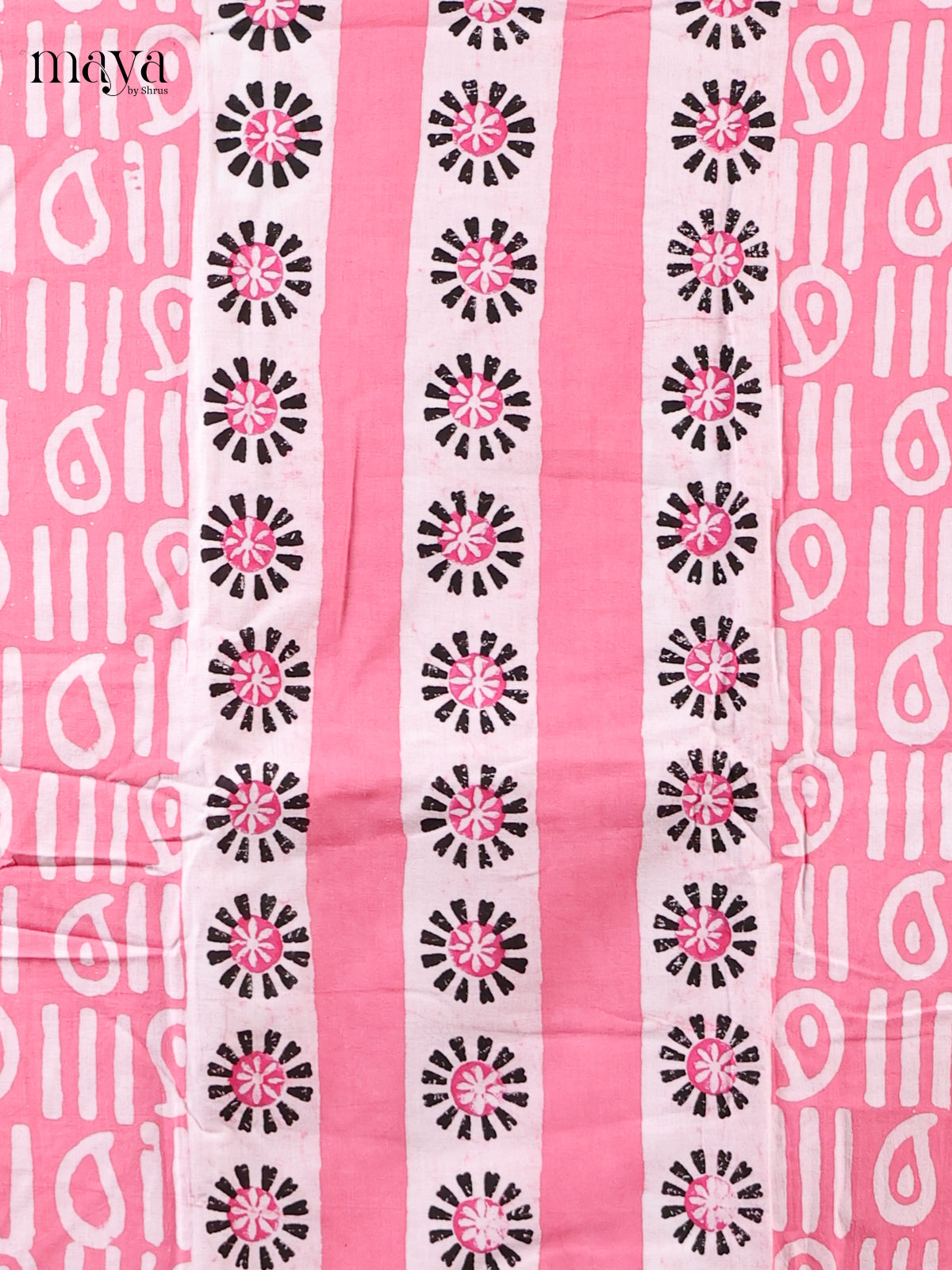 Pink - Cotton salwar unstitched