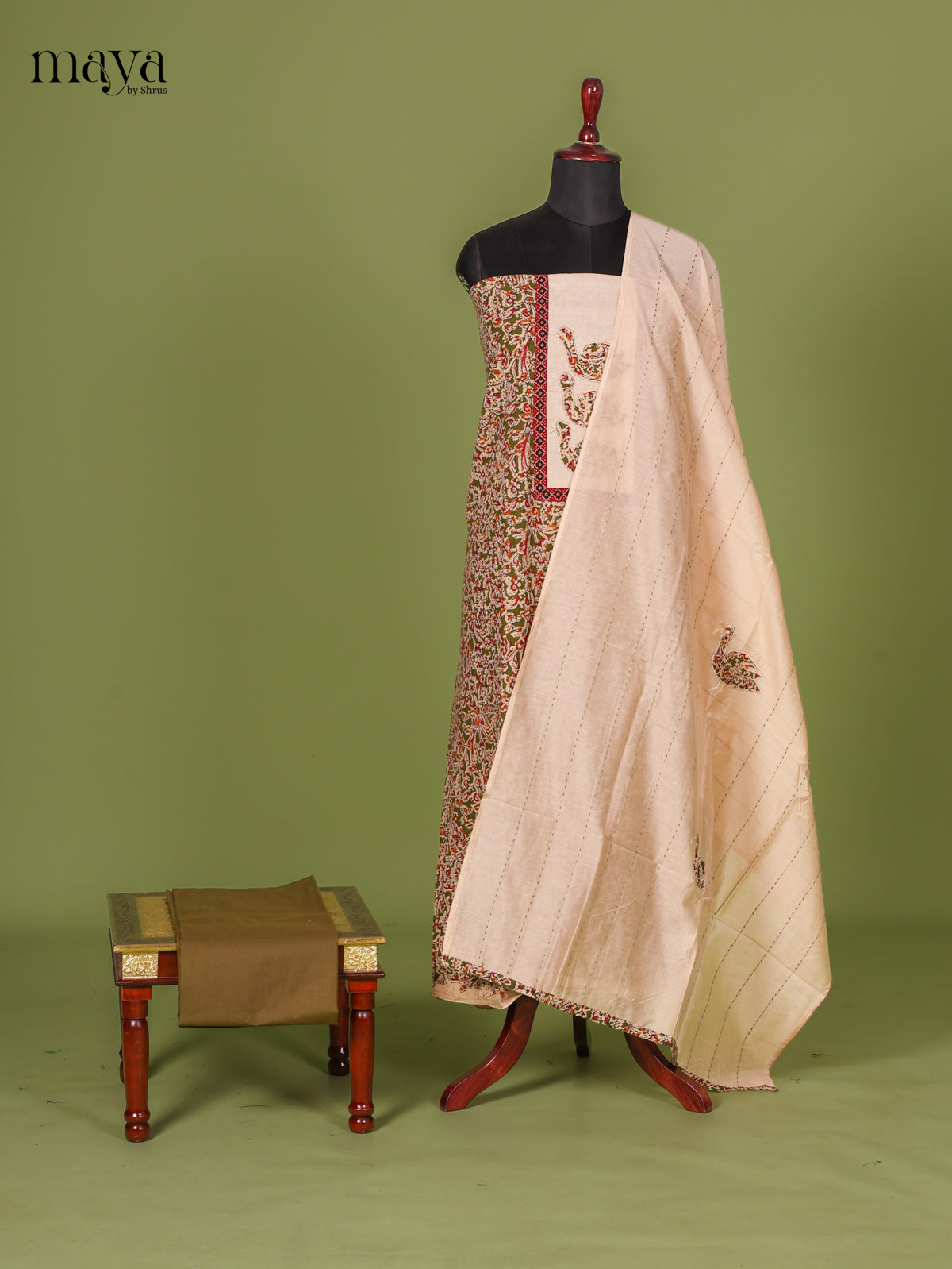 Beige Cotton Salwar - MEI02094