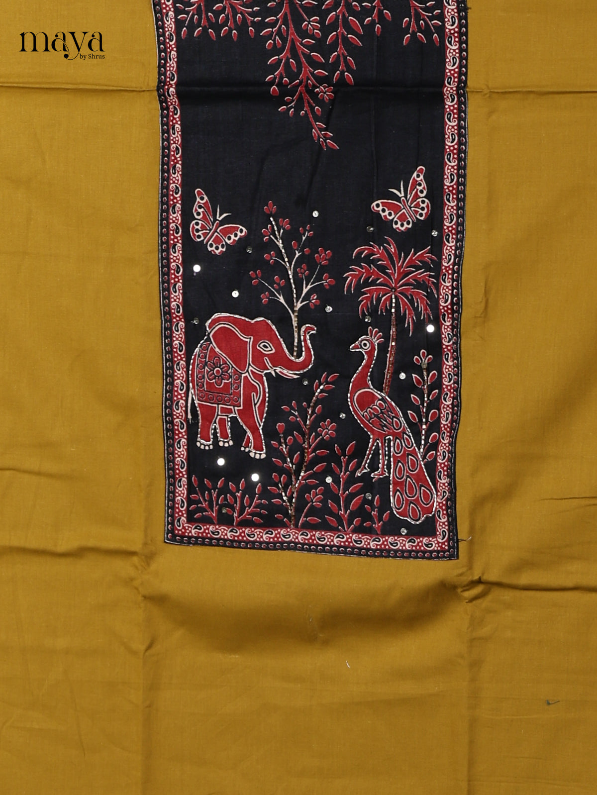Mustard Yellow Cotton Salwar - MEI04035