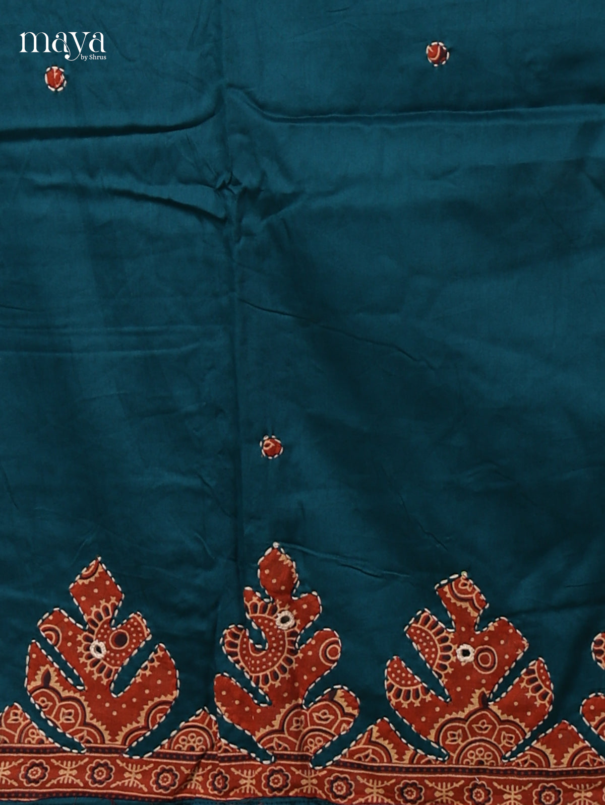 Teal Blue Cotton Salwar - MEI04065