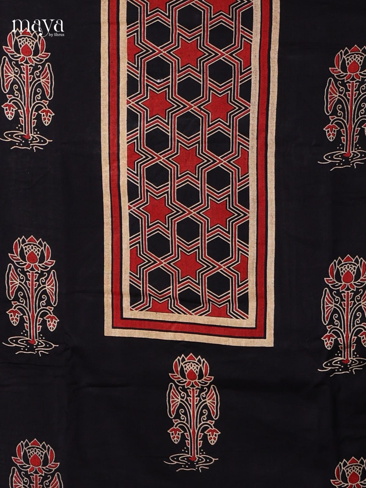 Black Ajrakh Salwar - MEI11036
