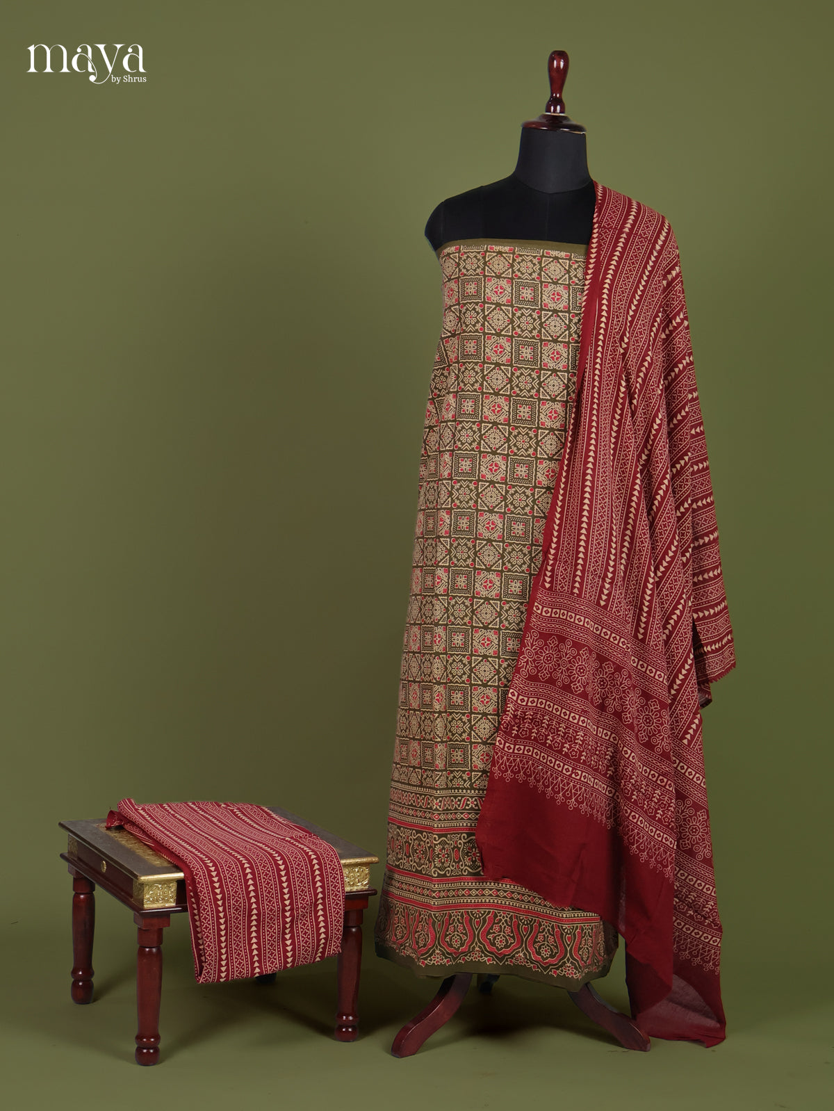 Ajrakh Salwar - MEI11098