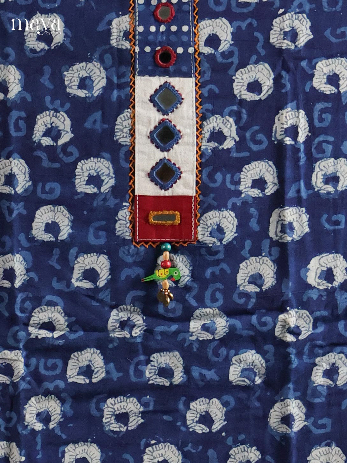 Indigo Blue Ajrakh Salwar - MEI11201