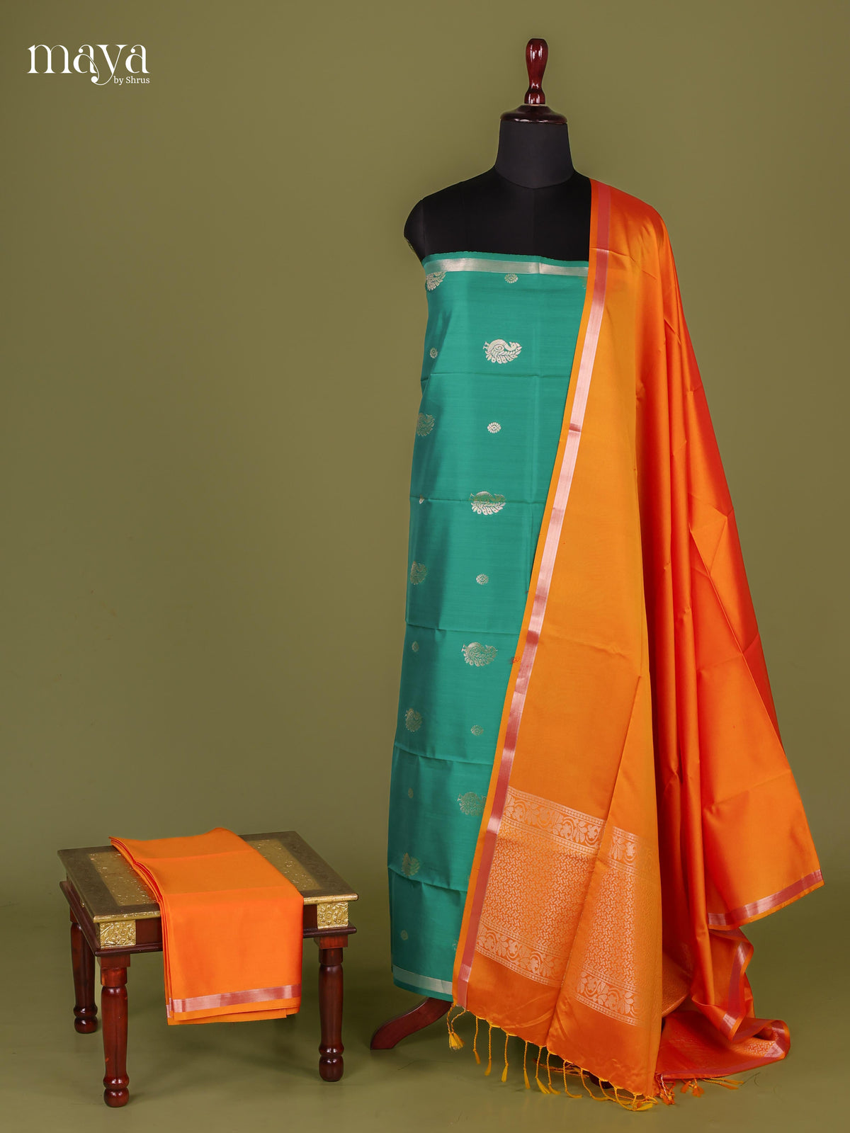 semi softsilk salwar - MEJ10035