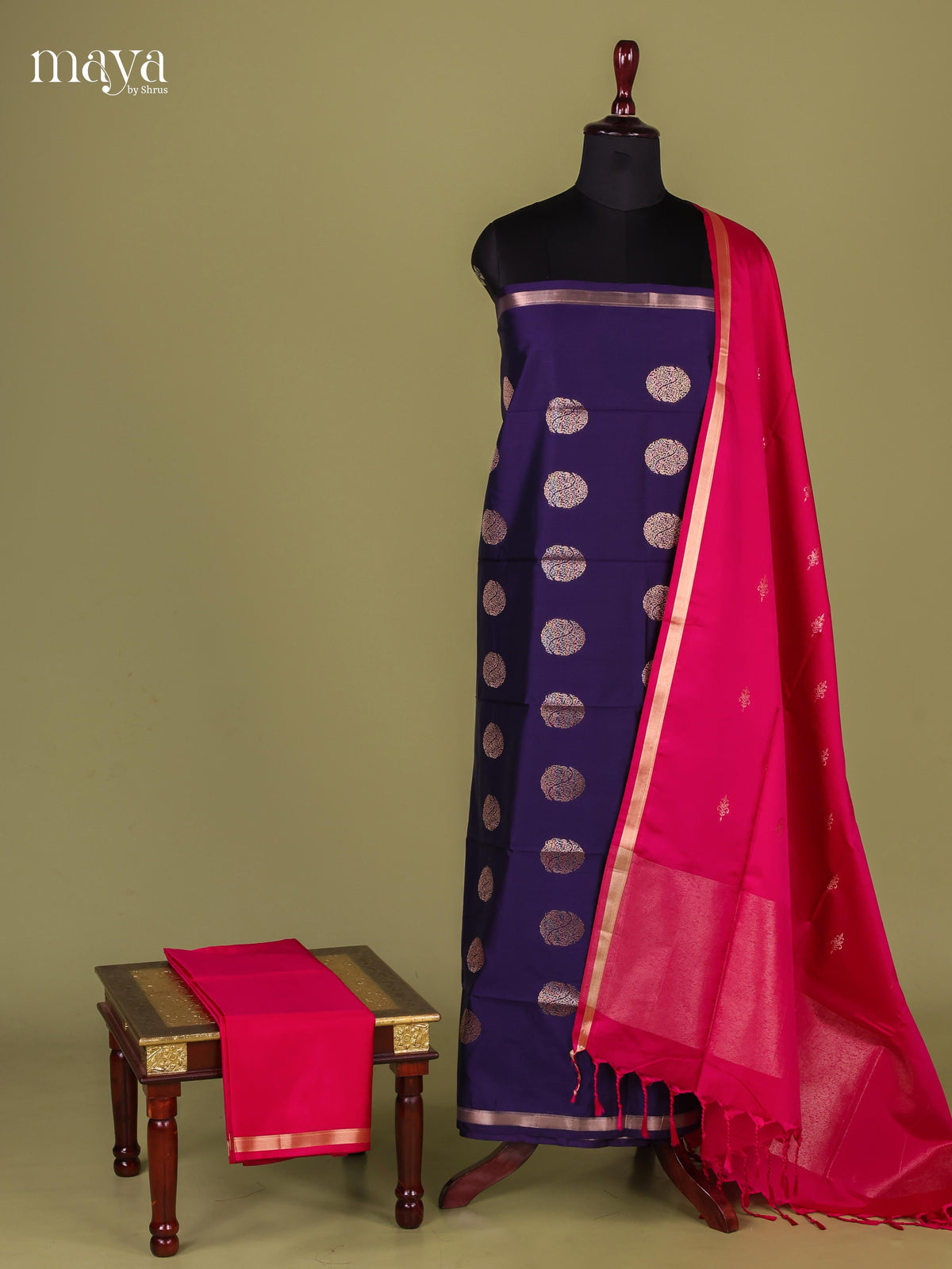semi softsilk salwar - MEJ10057