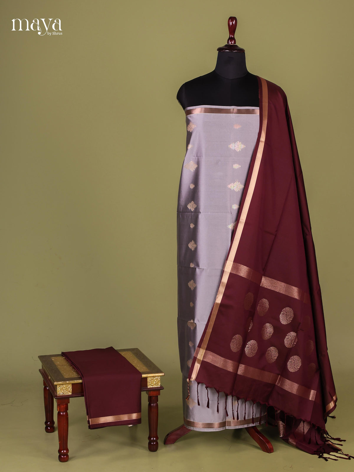 semi softsilk salwar - MEJ10062