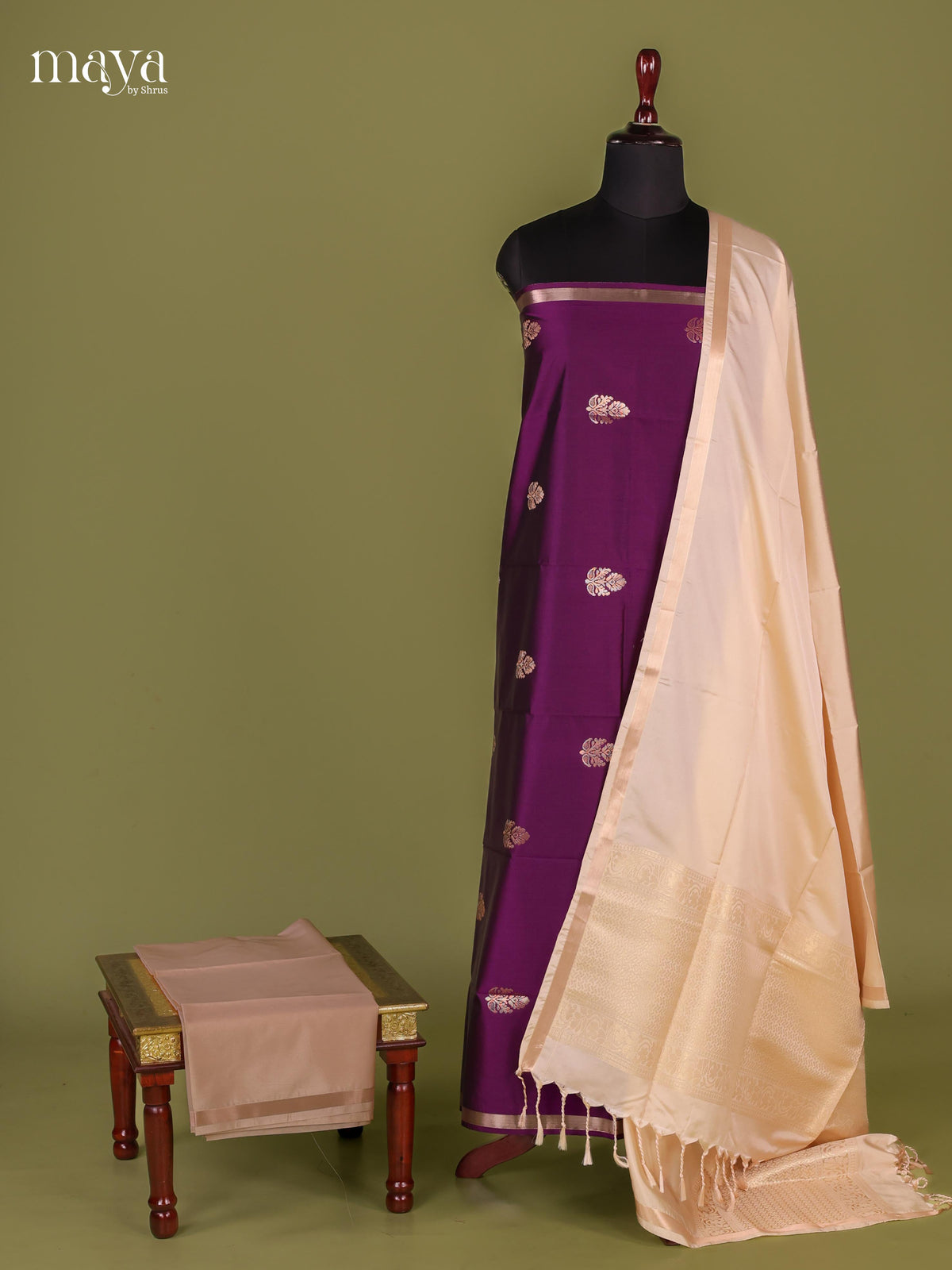 semi softsilk salwar - MEJ10075