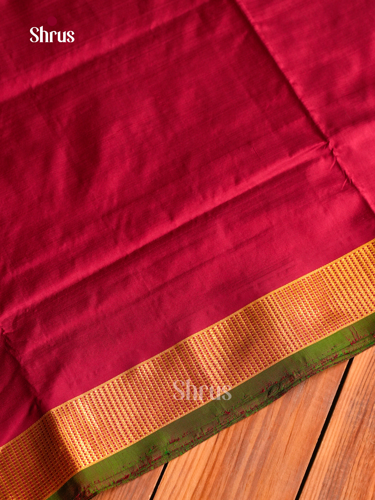 Magnificent Maroon 9Yards Kanchipuram Sarees With plain Body | Self Kaddi Zari Border