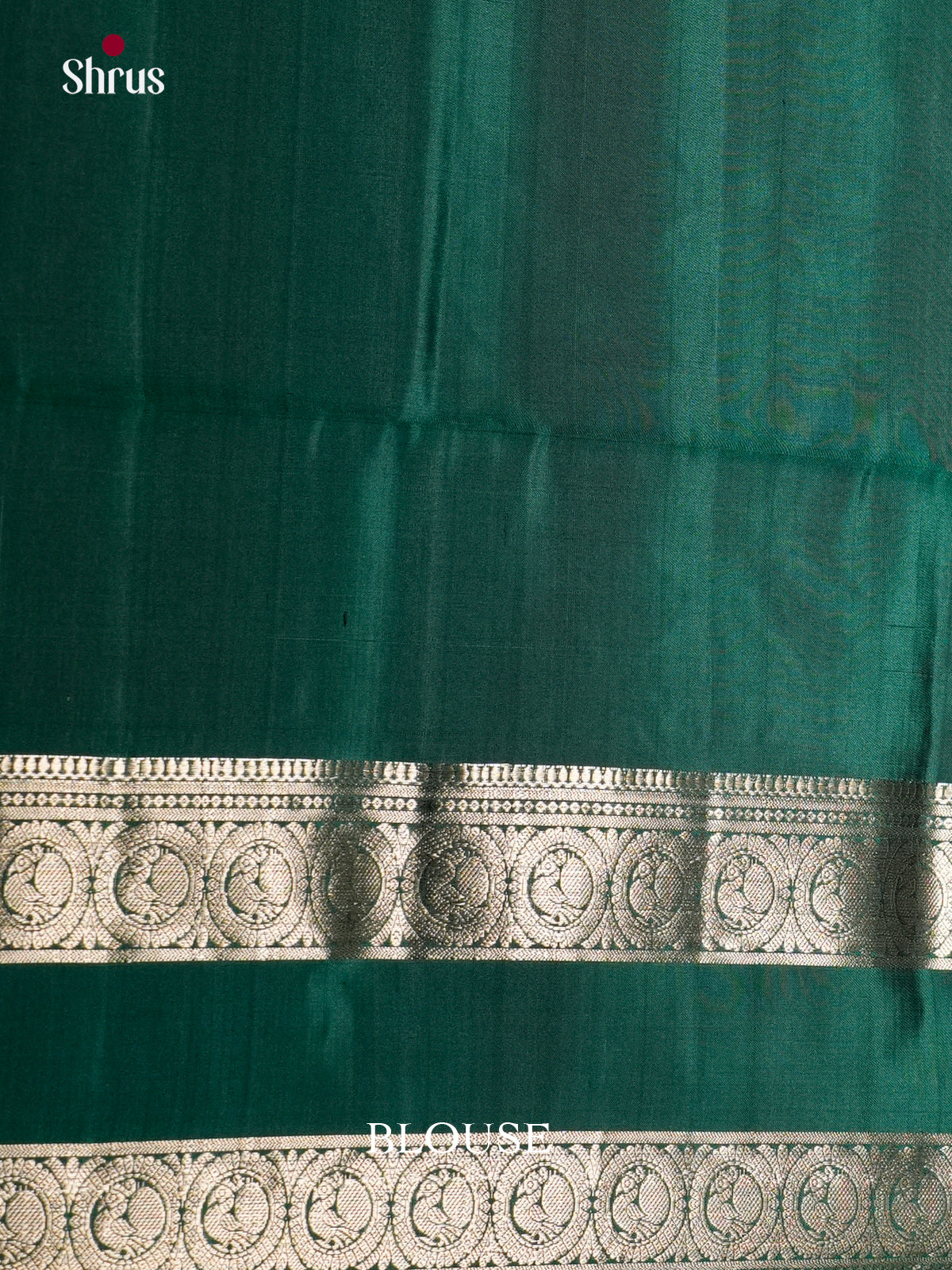 Buy Timeless Maroon Pure Silk Saree with Gold Circle Motifs & Green Rettaipet Zari Border