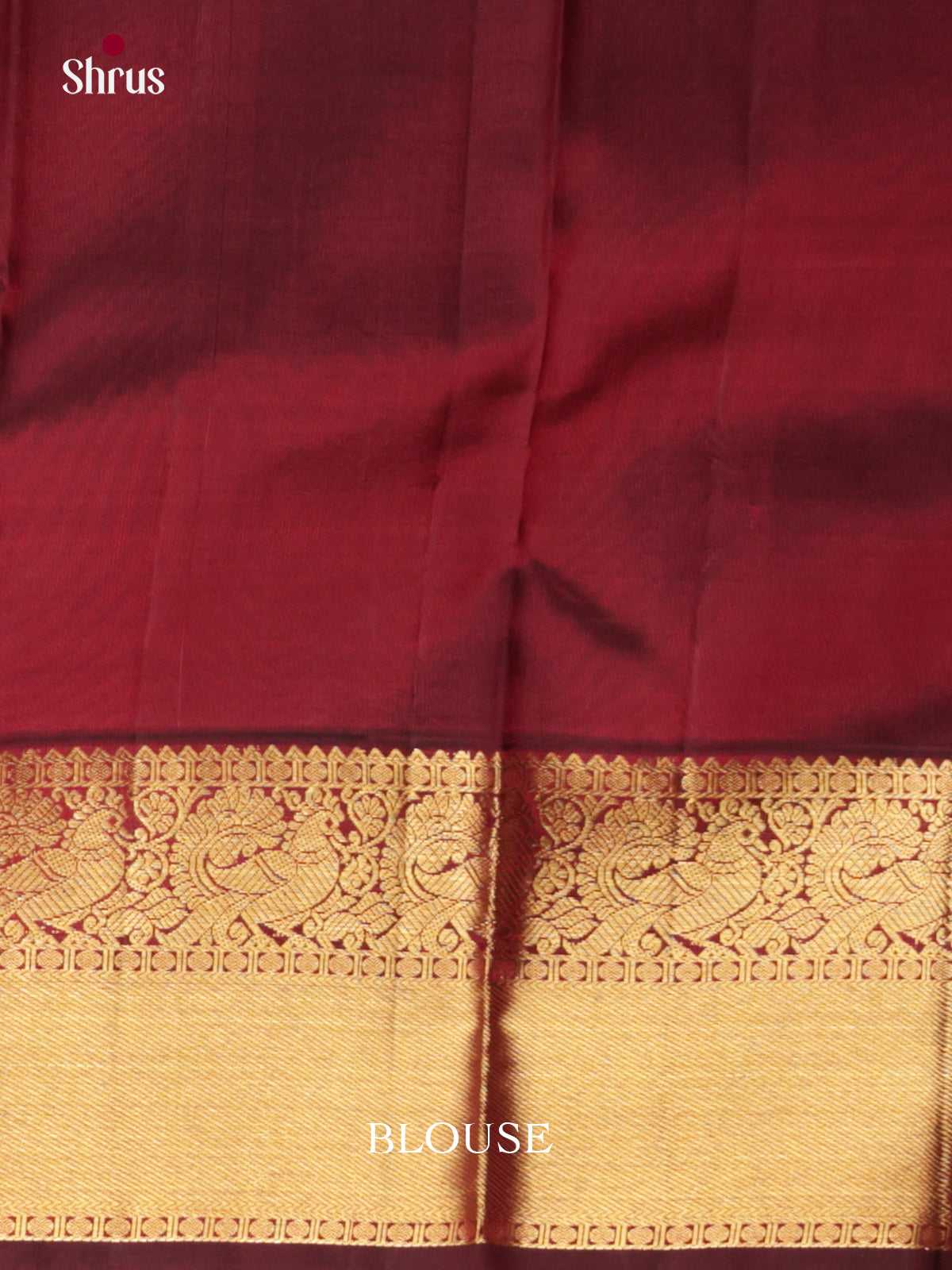 Buy Splendid Mint Green Kanchipuram Sarees with Golden Motifs, Maroon Zari Border & Brocade Pallu
