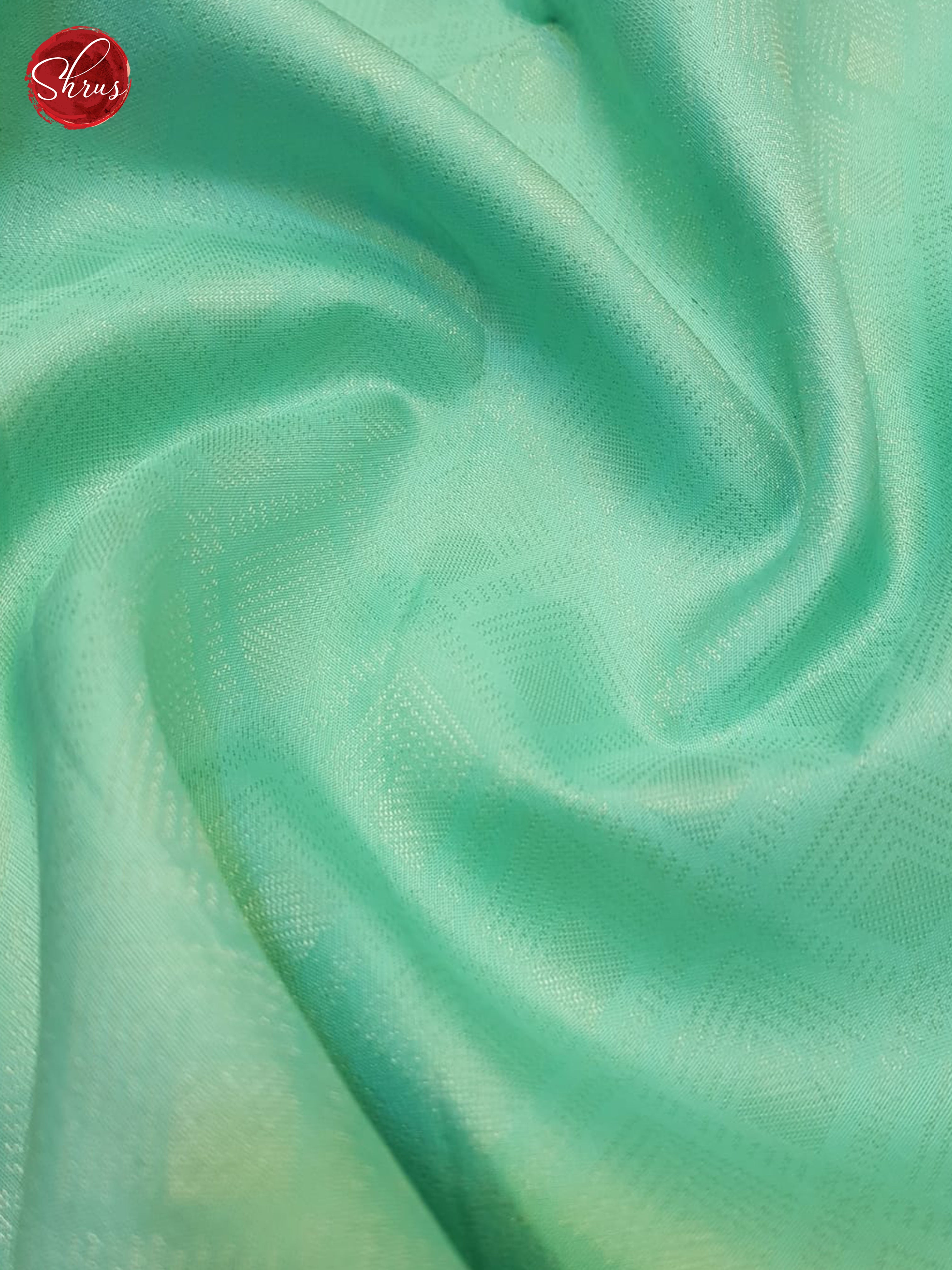 Gorgeous Mint Green Silk Sarees With Beige Ikat Patterned Border & Plain Pallu
