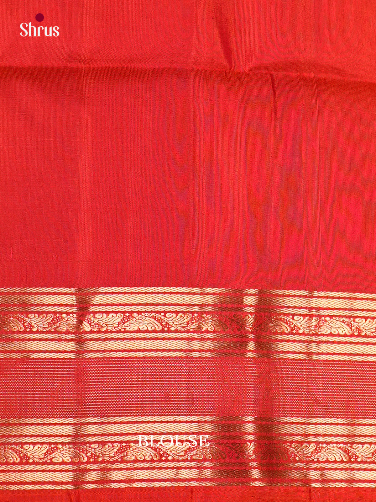 Buy Classic Navy Blue Silk Saree With Small Buttas, Red Rettaipet Border & Brocade Pallu