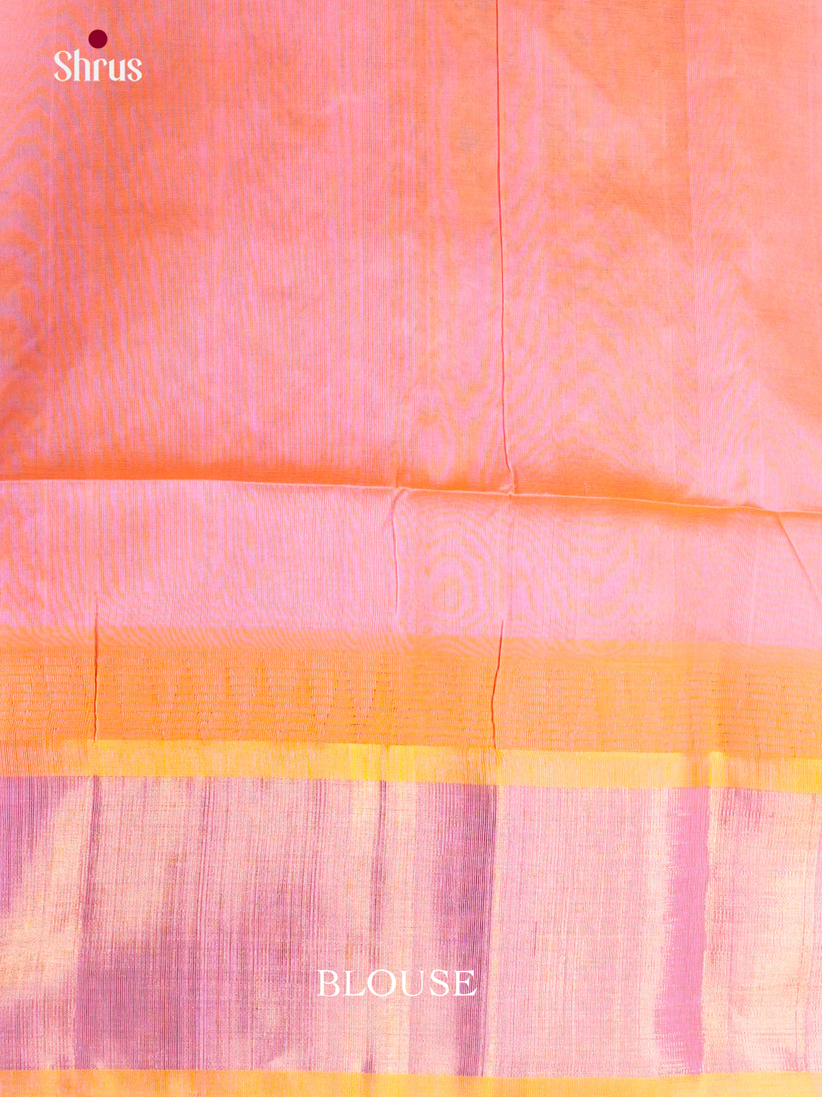 Buy Classy Off White Pure Cotton Silk Saree with Temple border & Orange Brocade Pallu