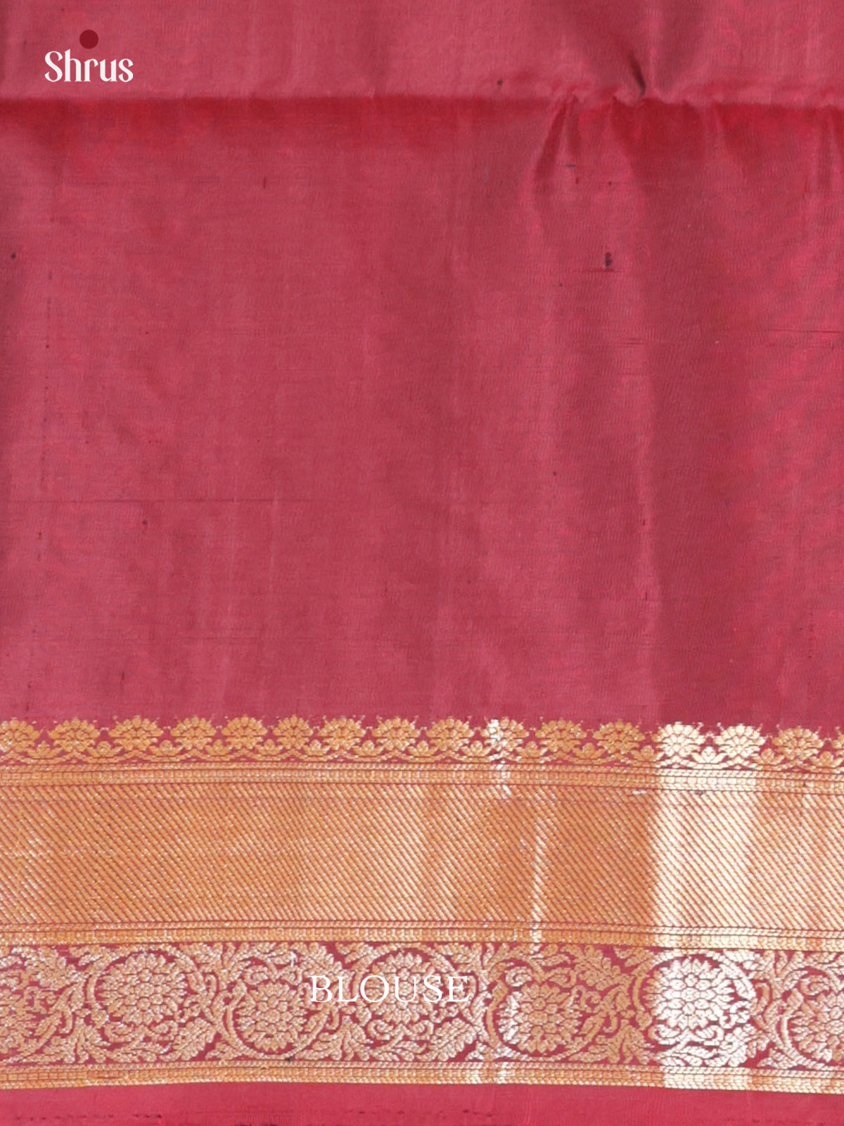 Buy Lustrous Olive Green Pure Silk Saree With Lines, Zari Buttas & Maroon Border & Pallu