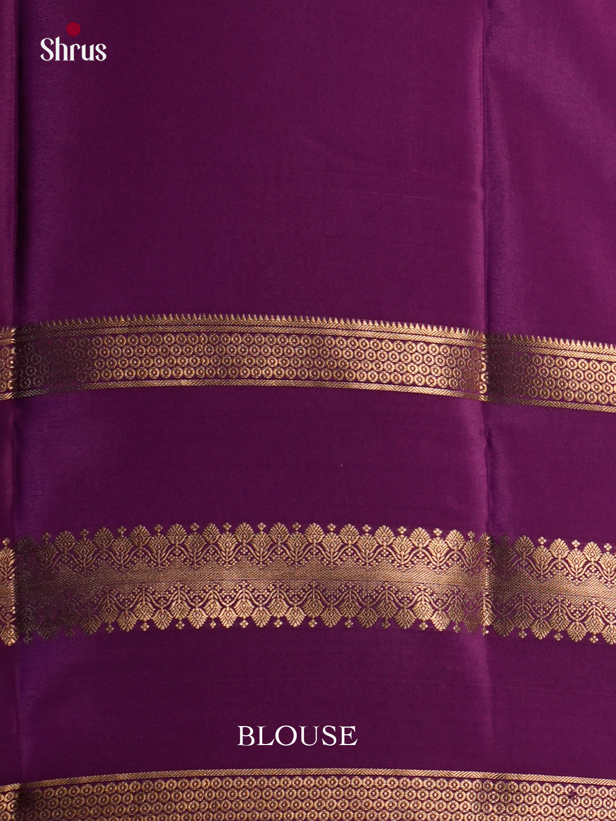 Buy Luminous Orange Mysore Silk Sarees With Green & Purple Dual Zari Border And Chit Pallu