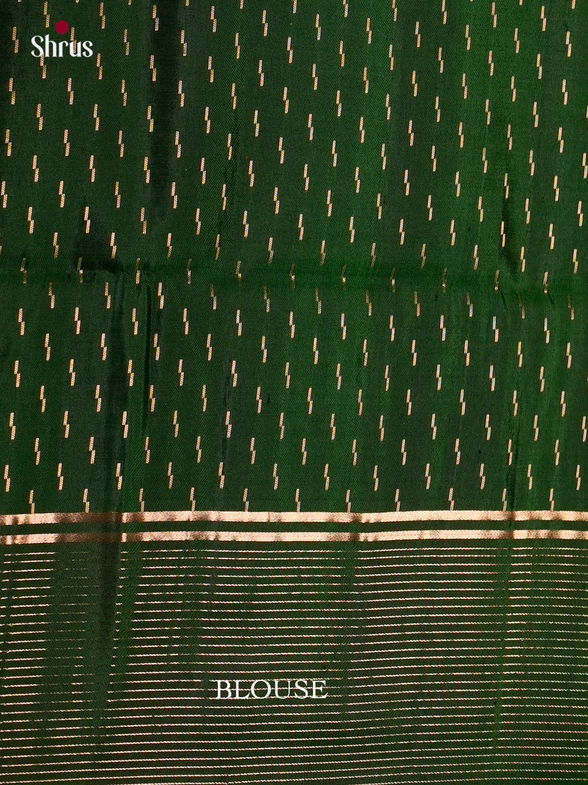 Buy Chic Orangish Pink Silk Saree with Gold Buttas, Green Border & Zari Brocade Pallu
