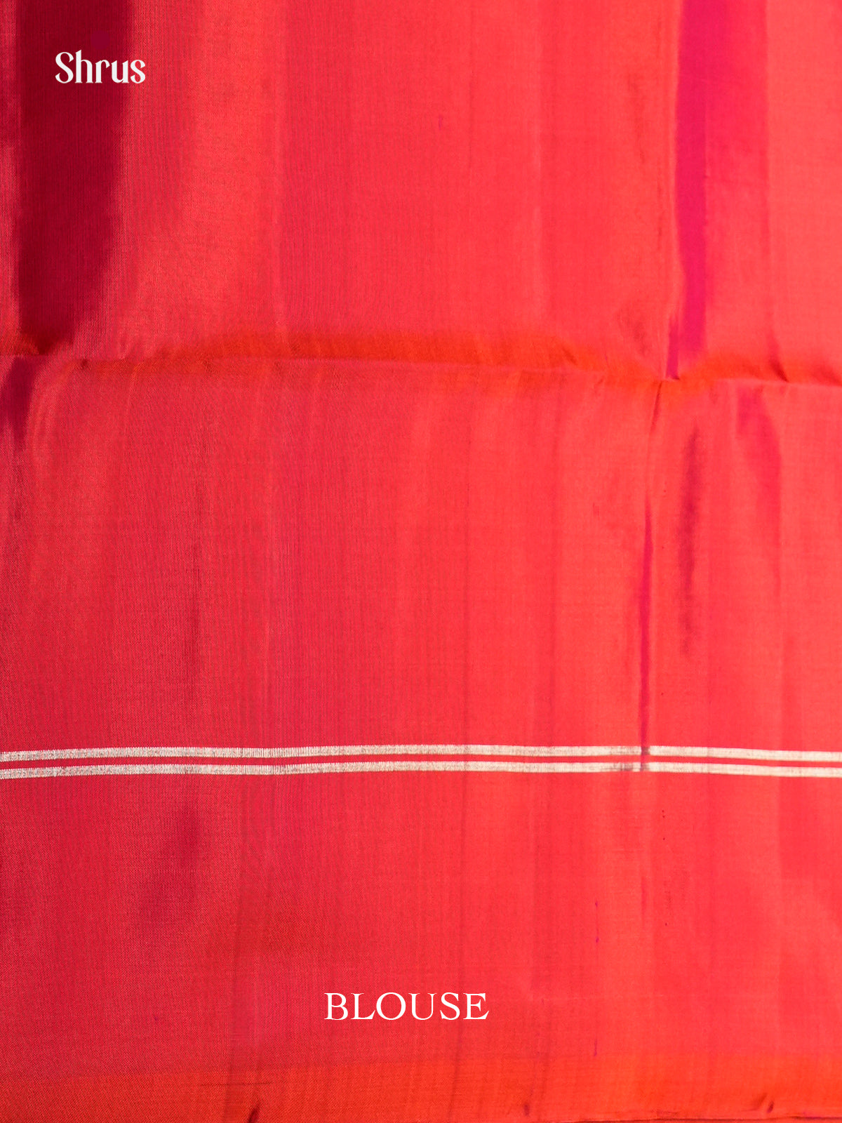 Buy Stunning Orangish Pink Silk Saree with Golden Kolam Motifs, Plain Border & Zari Pallu