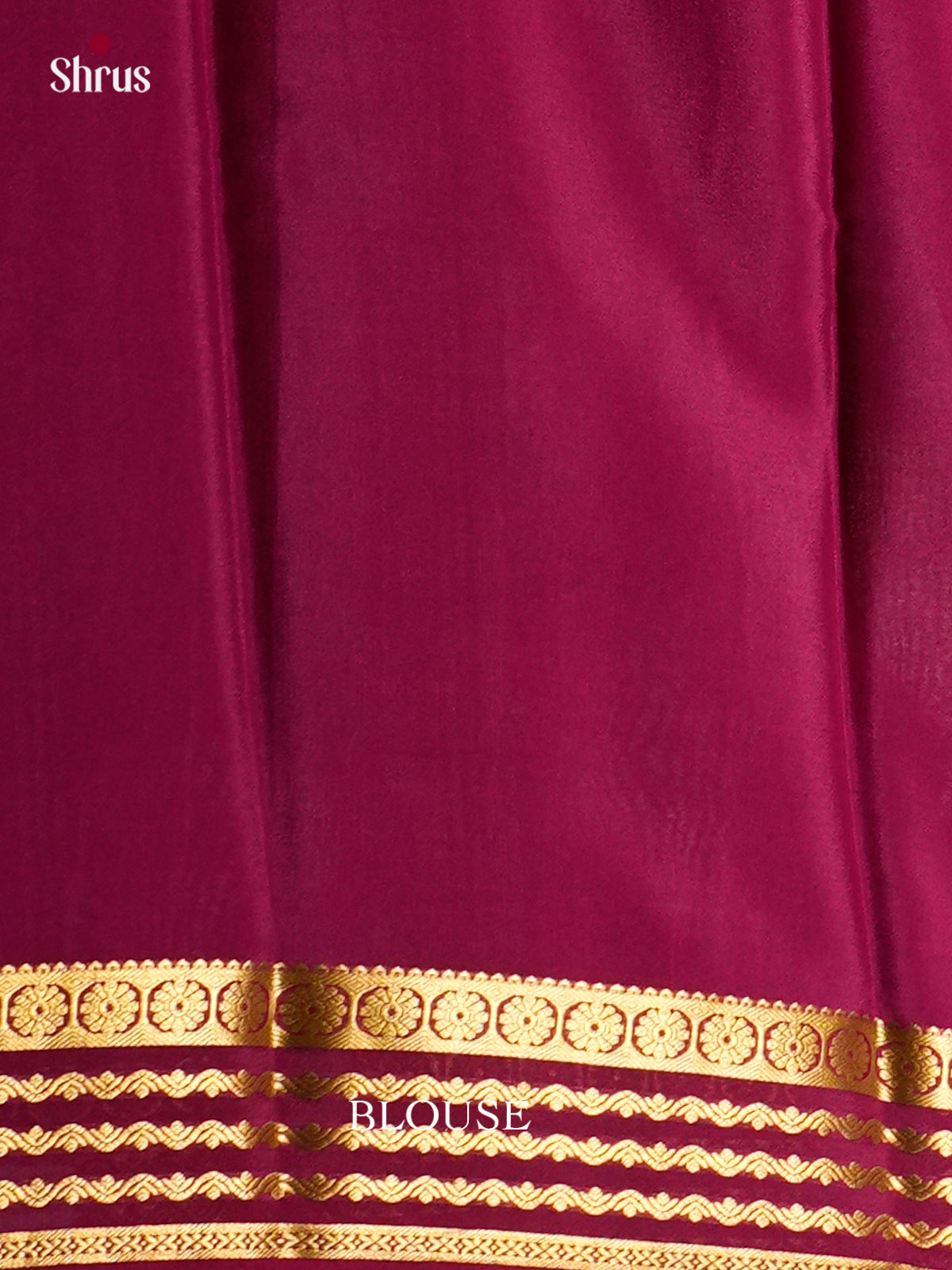 Buy Vivid Parrot Green Pure Mysore Silk Sarees with Floral Print, Magenta Zari Striped Border & Chit Pallu