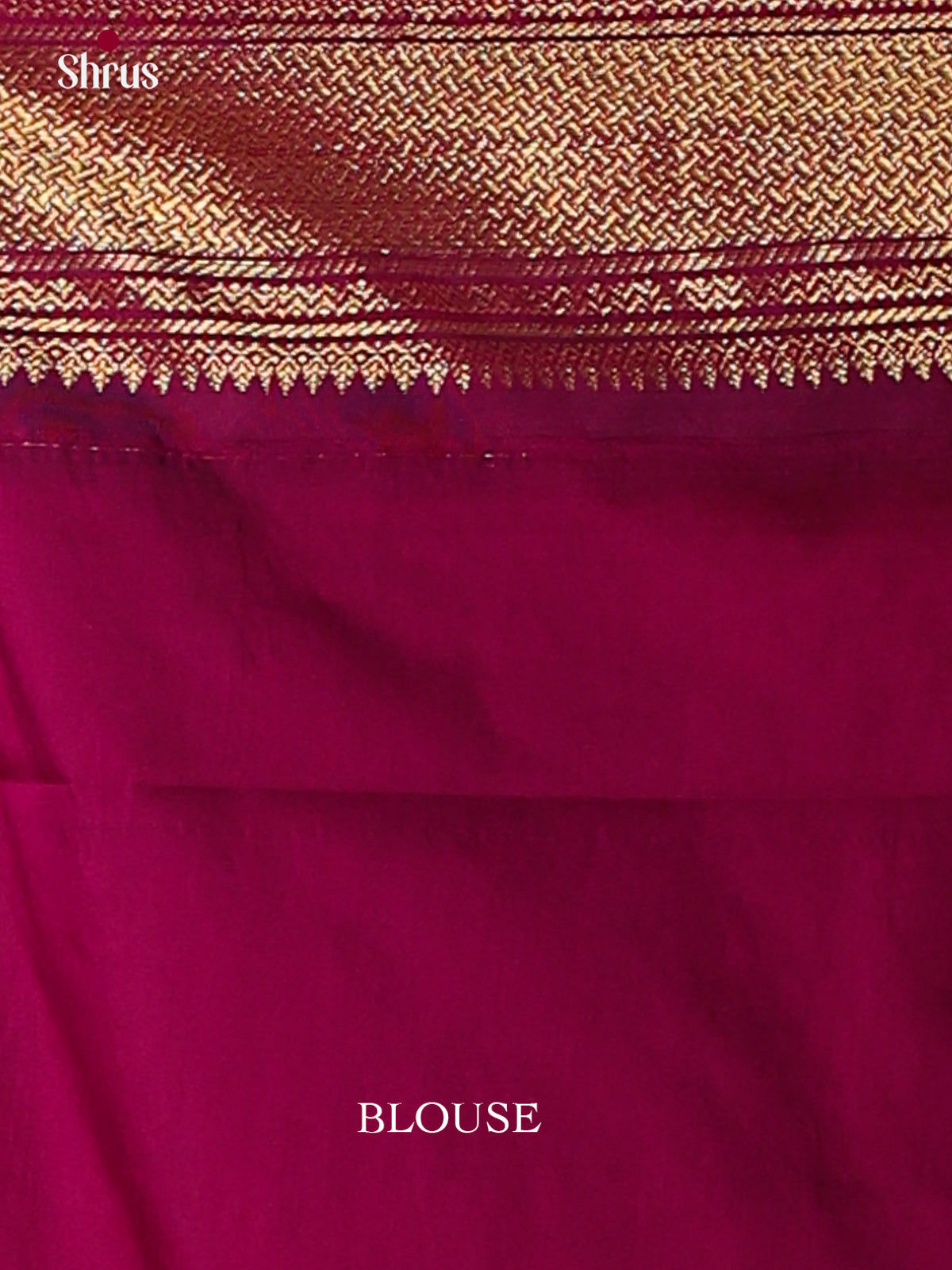 Pastel Mauve Kalyani Saree With Gold Lines, Buttas, Magenta Border & Traditional Pallu