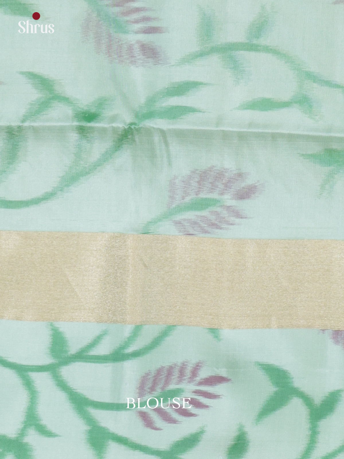 Buy Dazzling Pastel Pink Silk Saree with Zari Buttas & Mint Green Ikat Floral Border