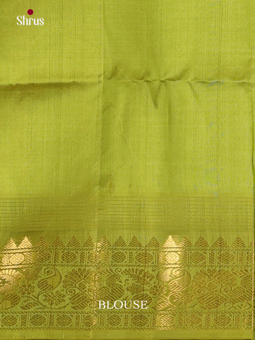 Charming Peach & Olive Pure Silk Cotton Saree with zari check , buttas & brocade pallu - Shop on Shrus.com