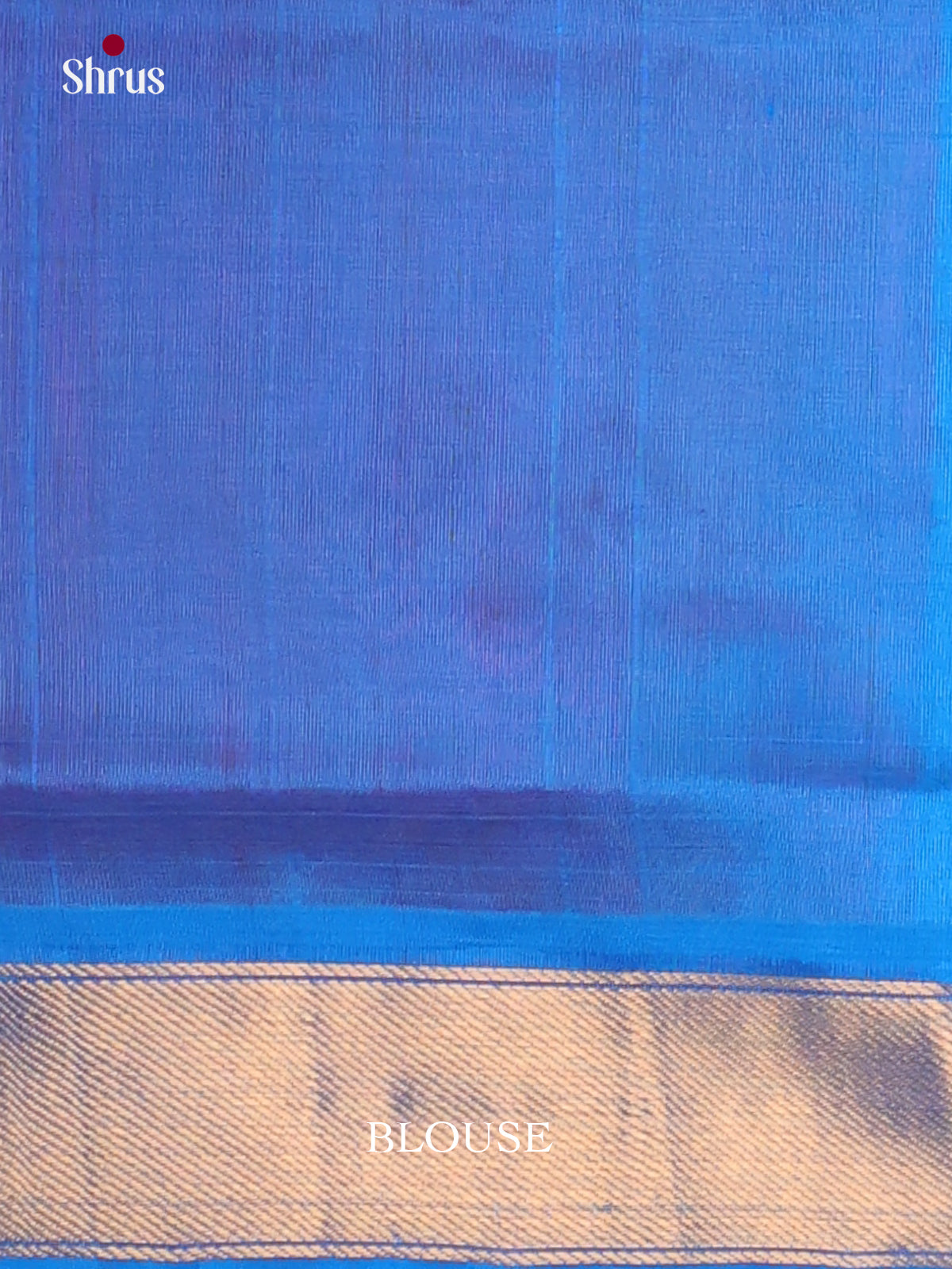 Buy Gorgeous Pink Cotton Silk Saree Zari Buttas, Blue Kaddi border & Striped Pallu