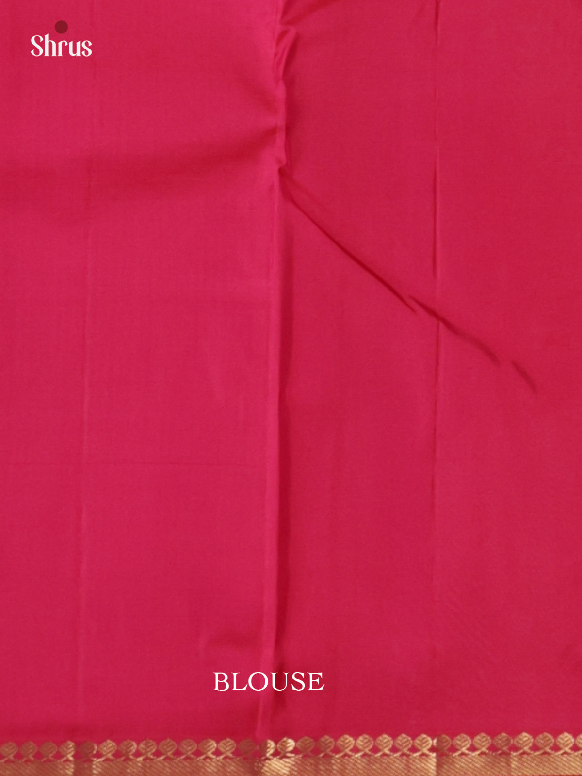 Buy Ravishing Pink Kanjivaram Saree With Plain Body, Thin Zari Border & Traditional Pallu