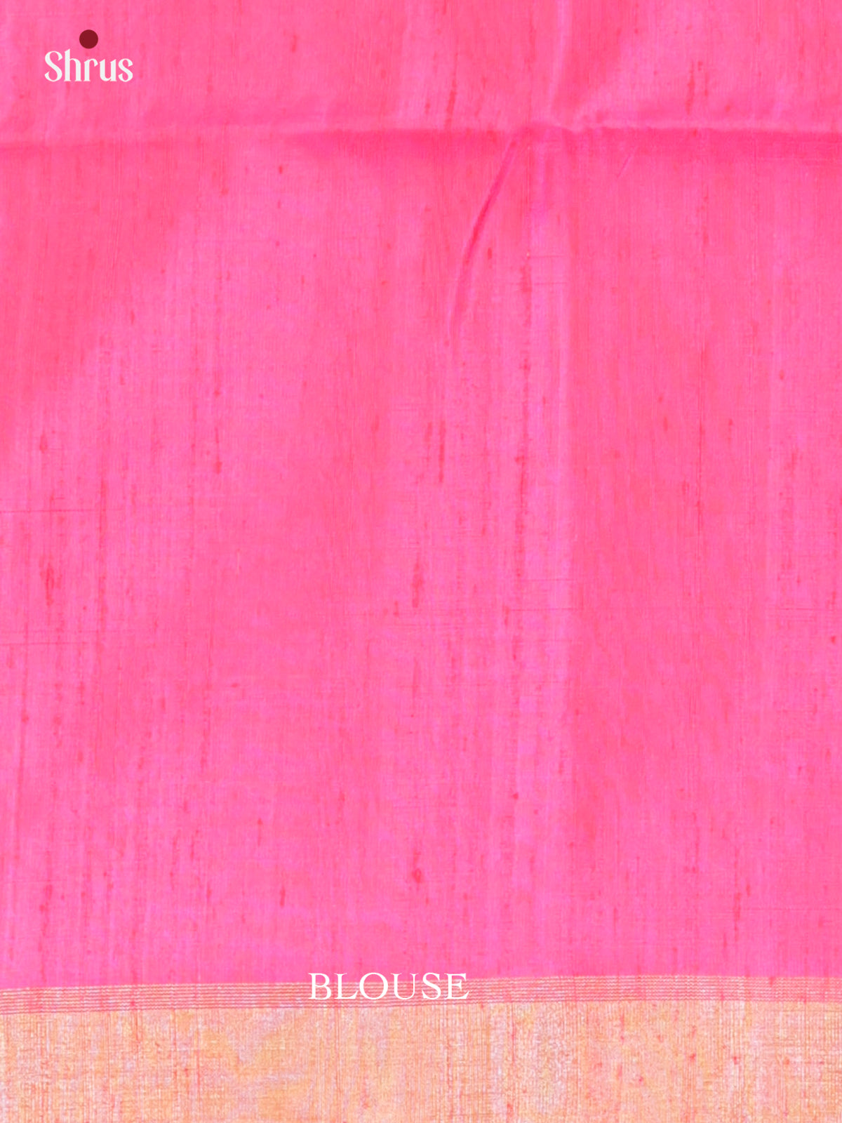 Buy Shimmery Pink Silk Saree With Circular Zari Motifs, Kaddi Zari & Brocade Pallu
