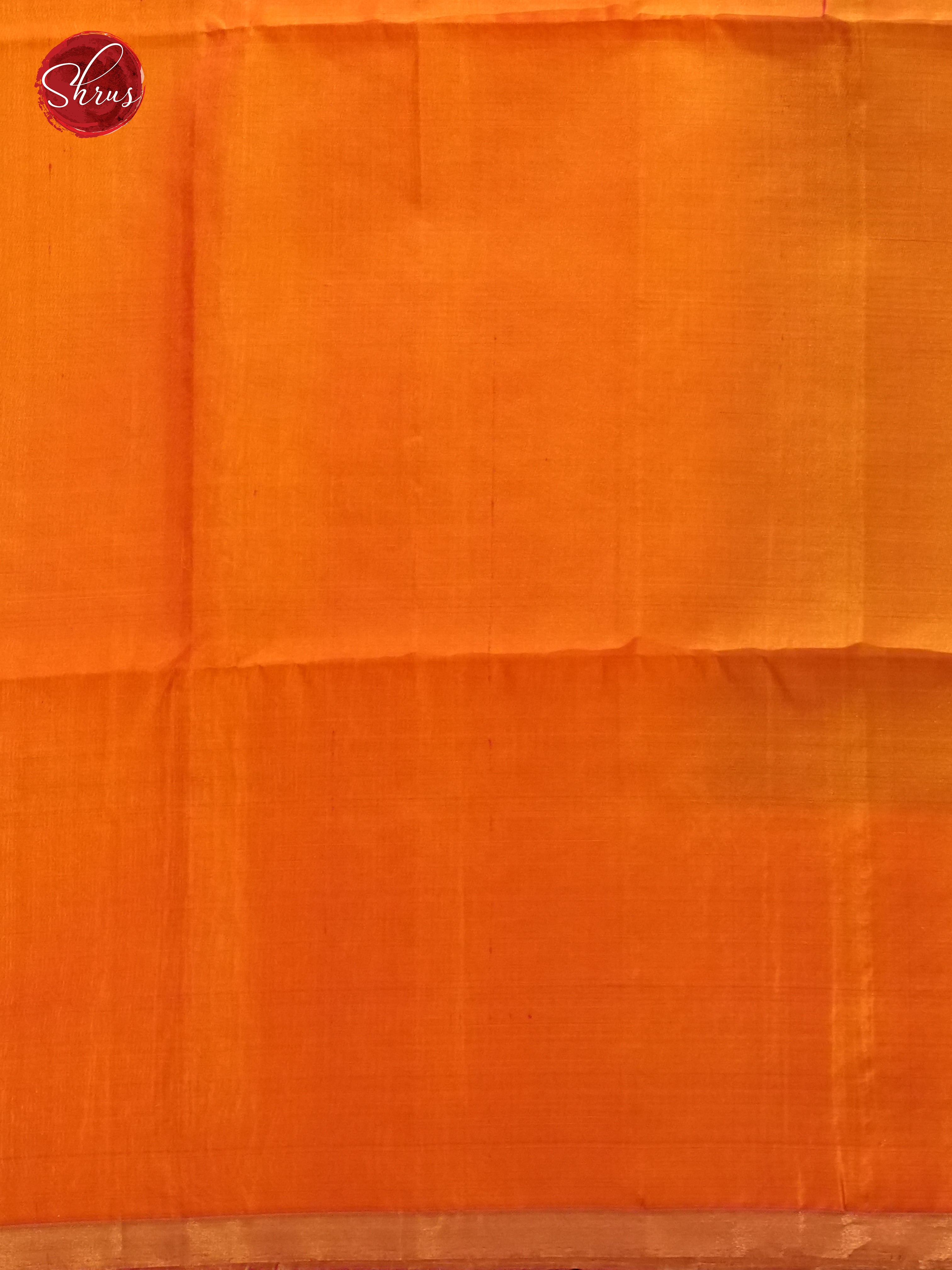Purple Pure Silk Sarees With Small Buttas, Mustard Broad Zari Border & Brocade Pallu
