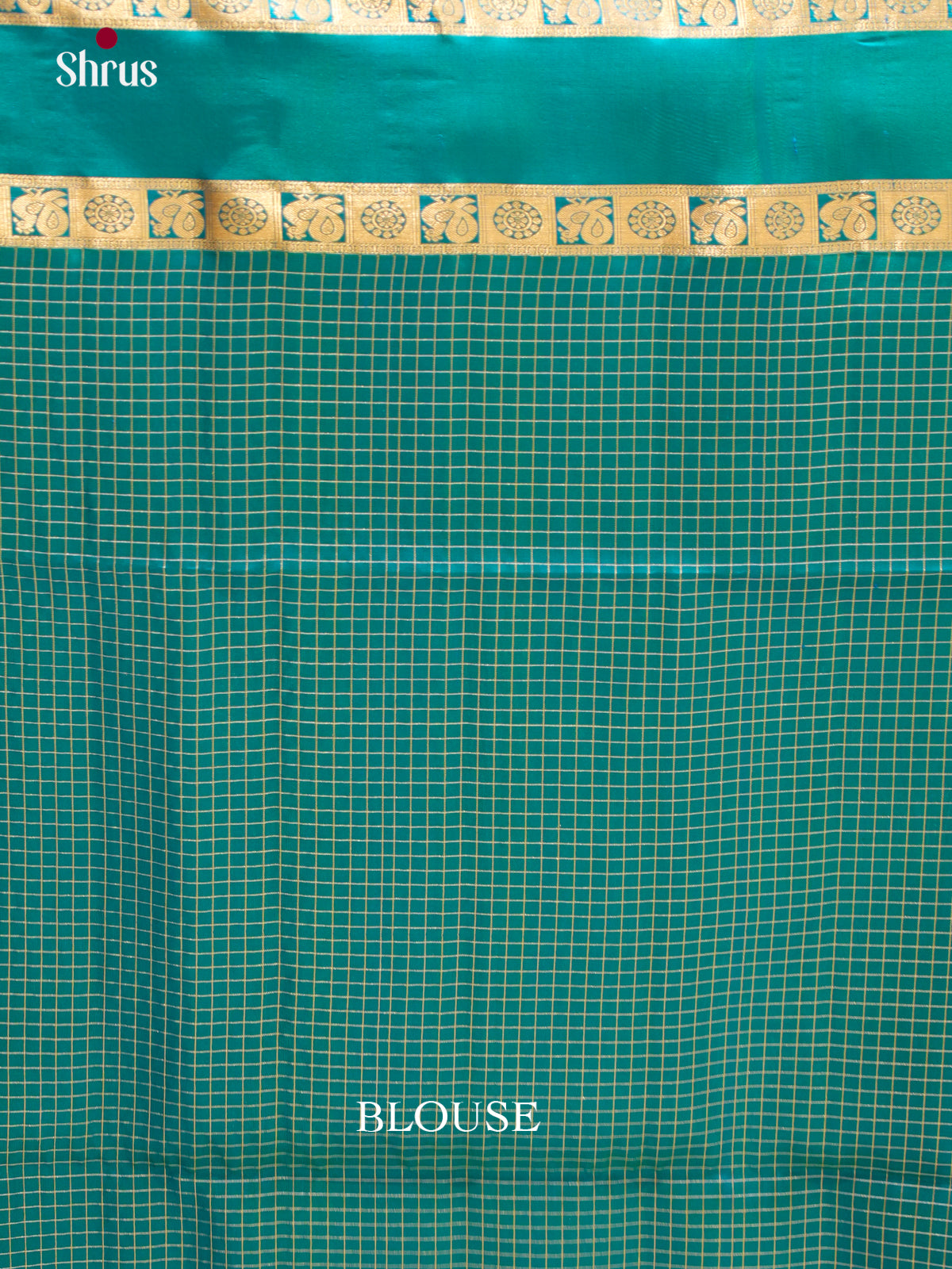 Buy Stunning Purple Soft Silk Saree With Micro Checks, Teal Green Rettapiet Border & Zari Pallu