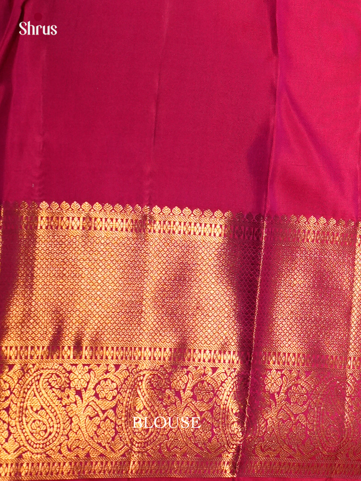 Buy Ravishing Rani Pink Kanchipuram Sarees with Paisley Leaf Motifs, Zari Border & Brocade Pallu