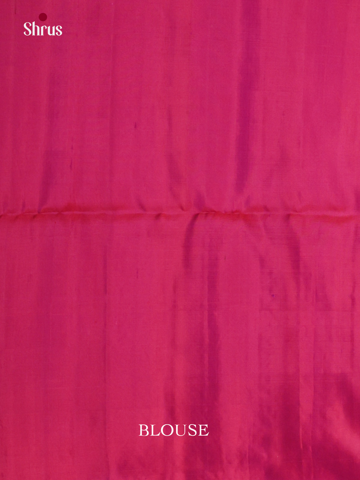 Buy Striking Rani Pink Pure Silk Saree with Silver Brocade, Plain Border With Parrot Motifs & Pallu