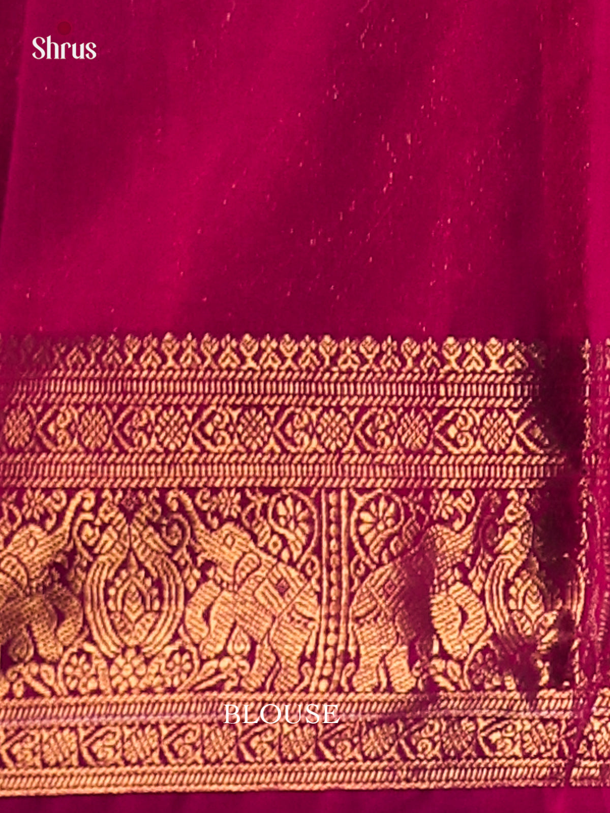 Pink Chettinad Cotton Saree With Micro Checks, Buttas & Brocade Pallu - Shop on Shrus.com