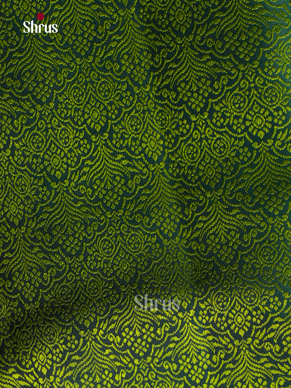Regal Dark Green Kanchipuram Pattu Saree With Zari Floral Vines & Creepers | Deep Red Rettapet Border & Pallu
