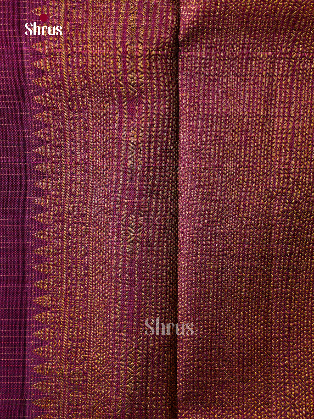 Rich Off White Pattu Sarees With Gold Checks & Buttas | Purple Border With Zari Bands