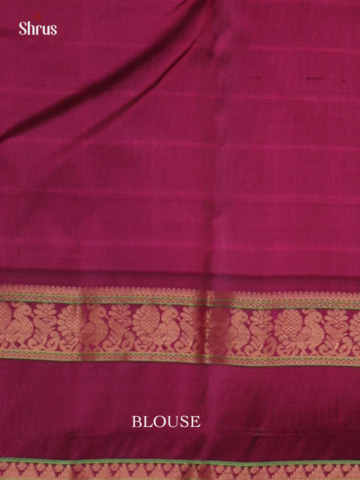 Buy Stunning Rose Pink Kanjivaram Saree with Plain Body, Maroon Rettaipet Zari Border & Pallu