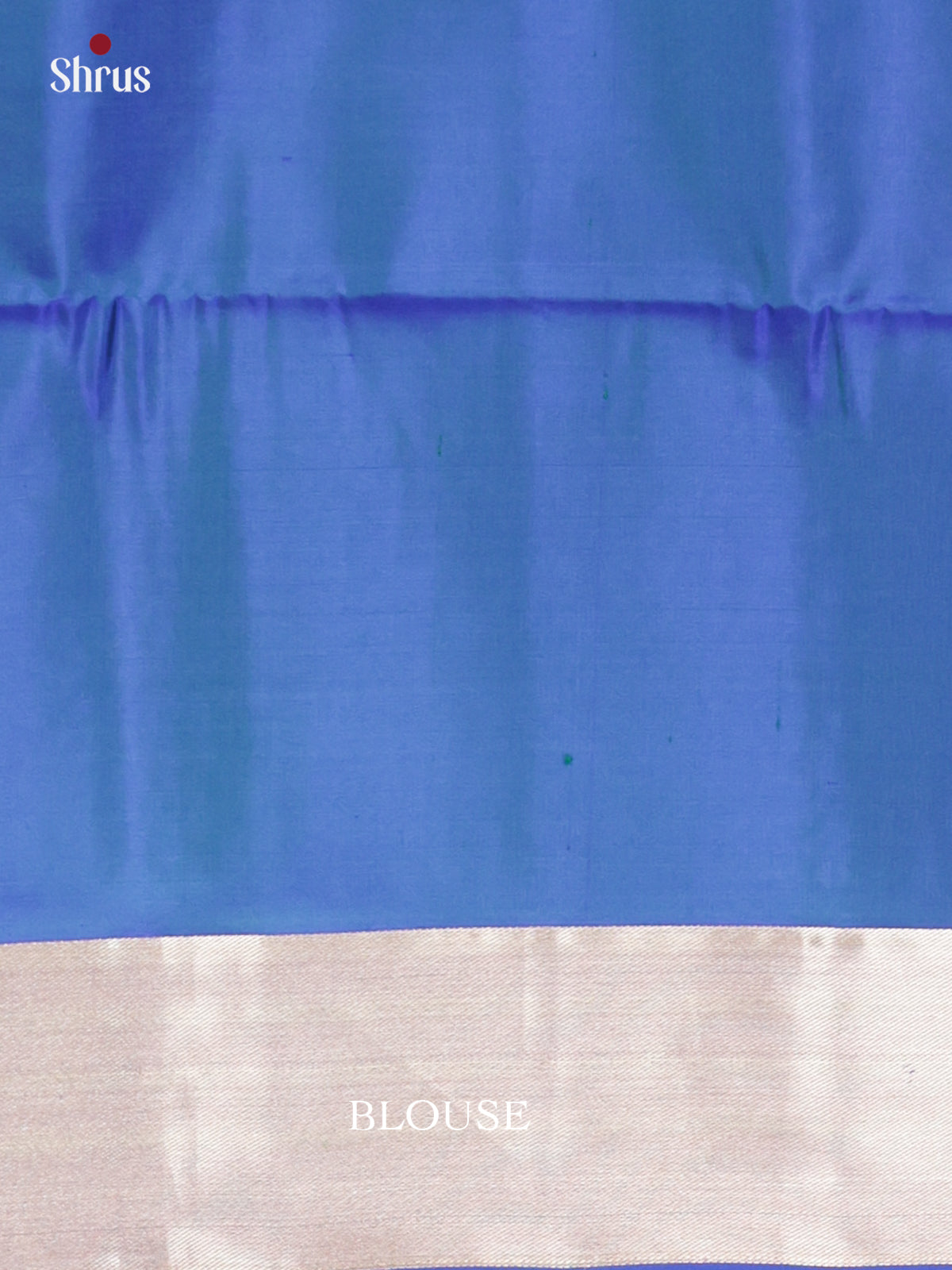 Buy Regal Royal Blue Silk saree With Floral Vines woven Body & Silver Kaddi Zari Border