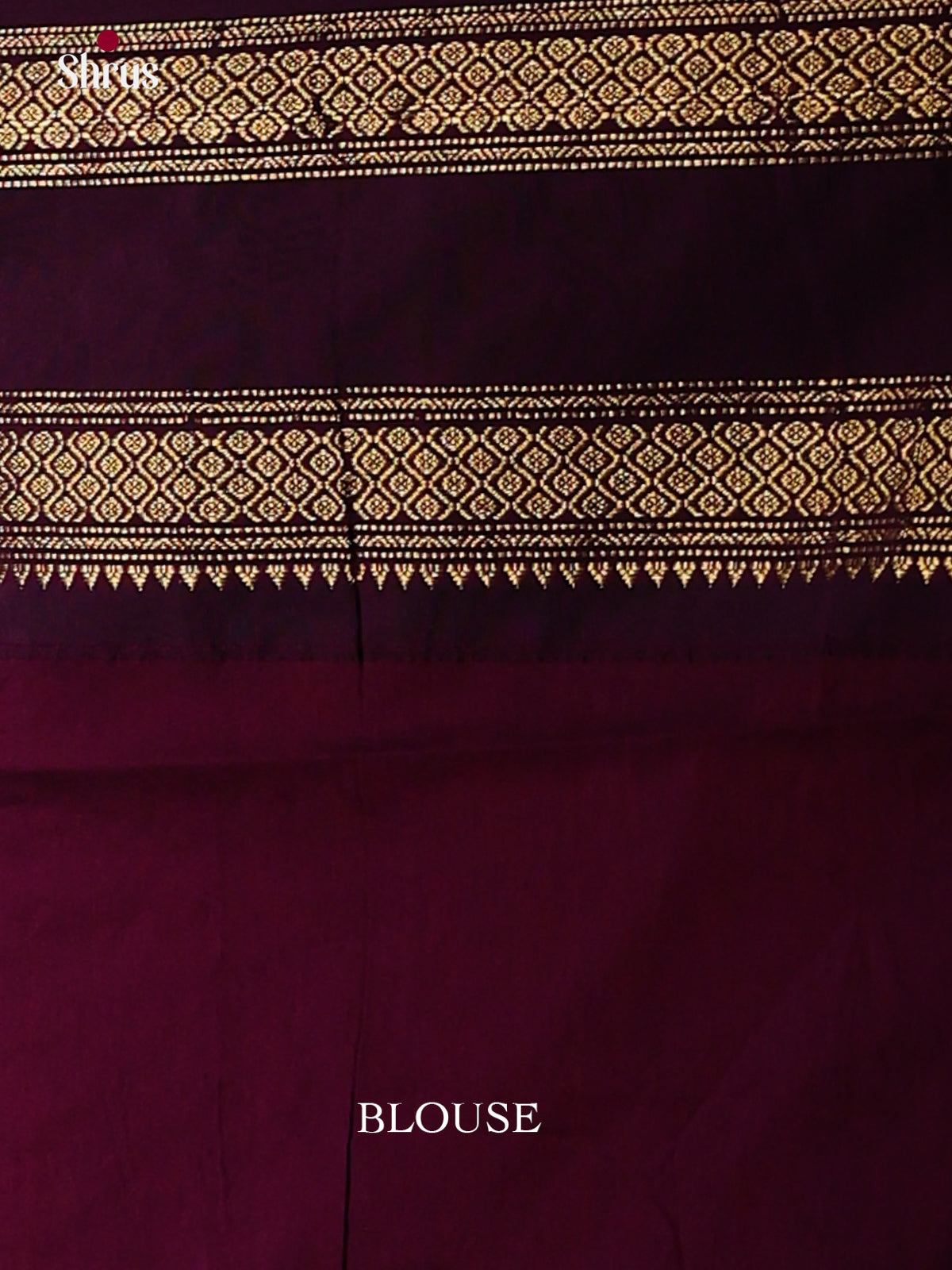 Majestic Rust Orange Kalyani Saree With Gold Lines, Buttas & Wine Rettaipet Zari Border