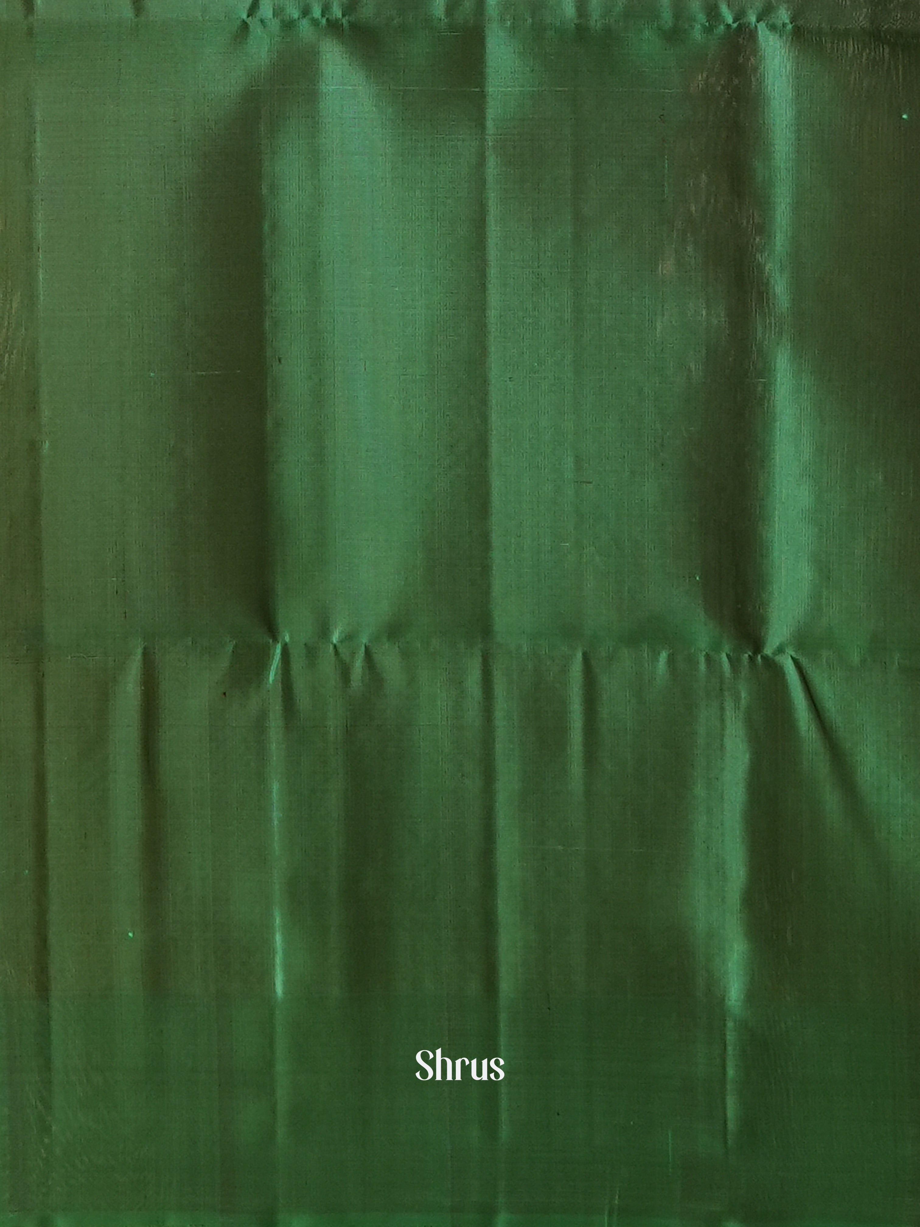 Warm Rust Orange Soft Silk Sarees With Silver Diamond Pattern, Motifs, Green Border & Pallu