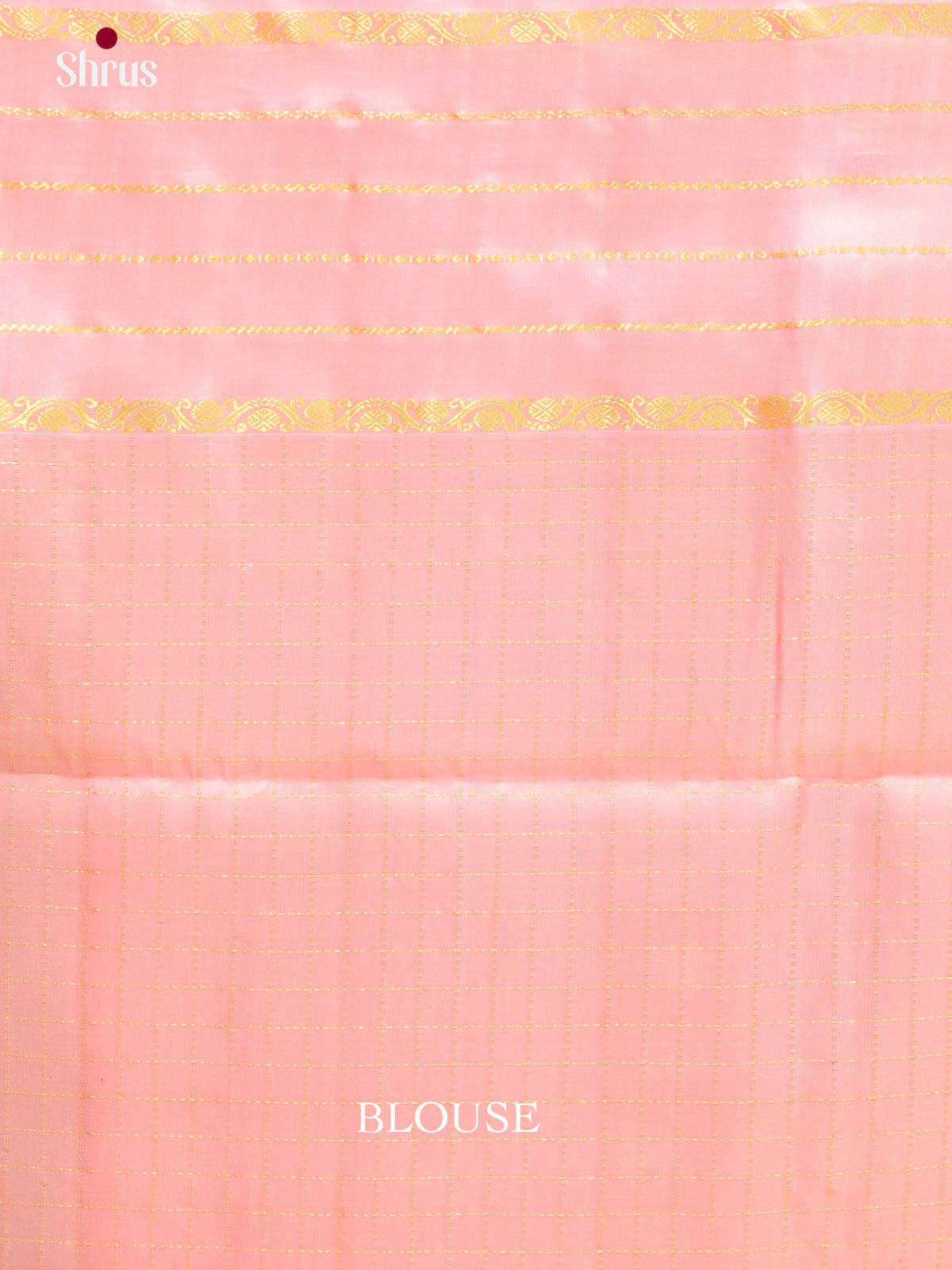 Buy Vivid Sea Green Silk Sarees With Intricately Woven Checks & Baby Pink Zari Striped Border