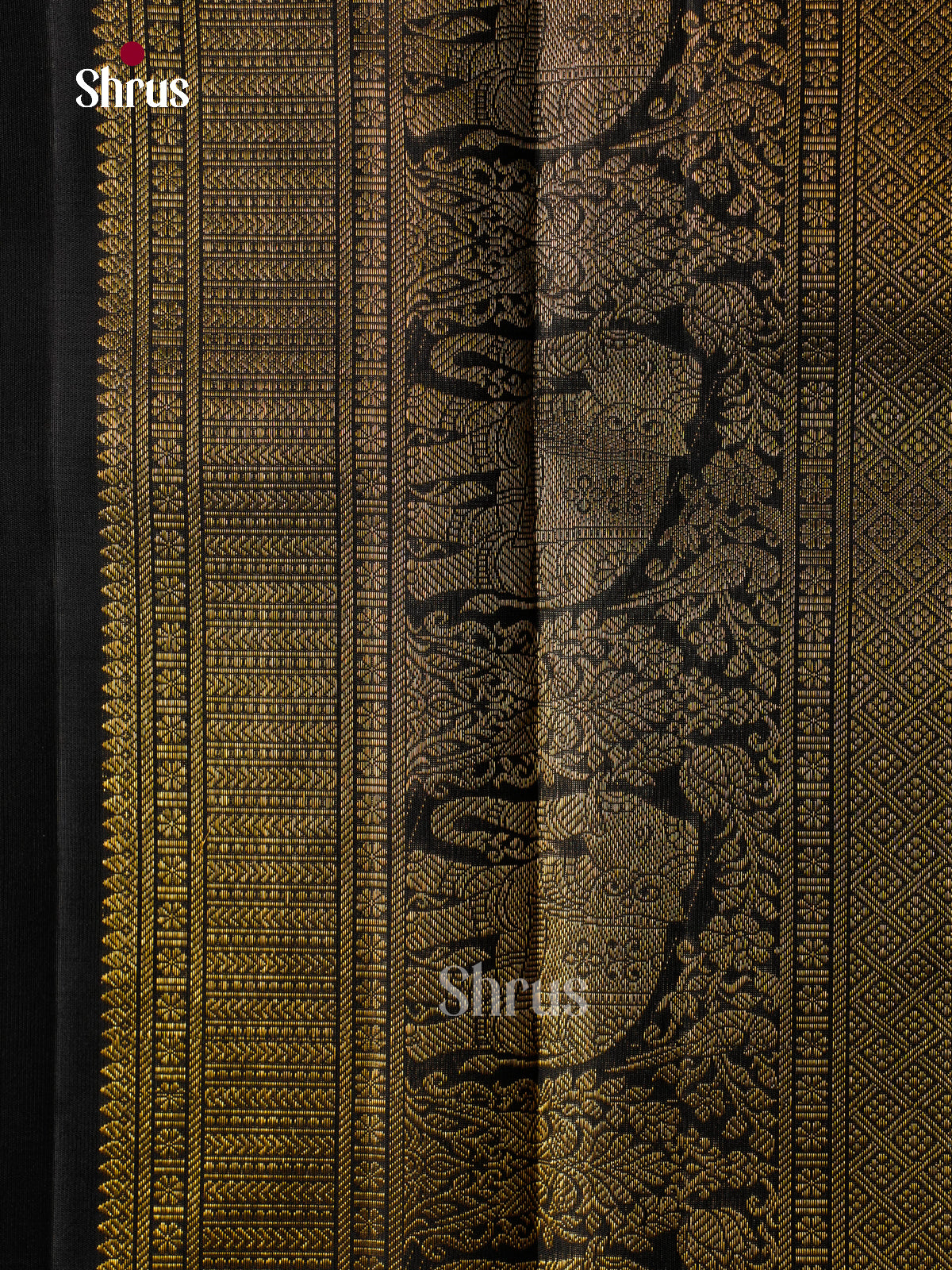 Serene Sky Blue Kanchipuram Saree sWith Thread Checks | Black Rettapet Zari Border