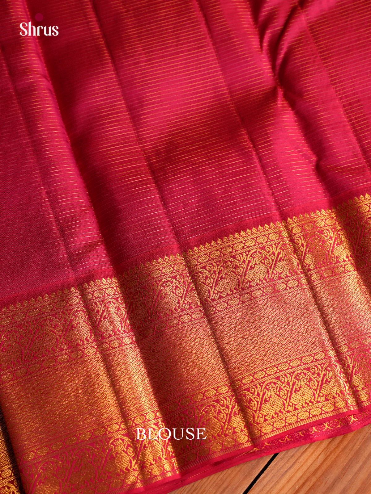 Sheeny Bottle Green Silk Saree With Zari Checks, Stripes & Buttas | Pink Zari Border & Paisley Pallu
