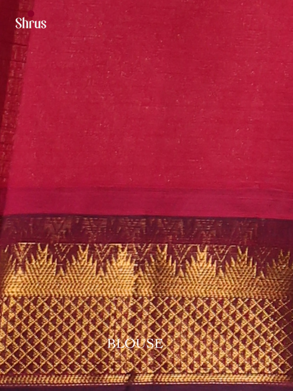 Shimmery Pink Chettinad Cotton Sarees With Zari Stripes & Pink Temple Border