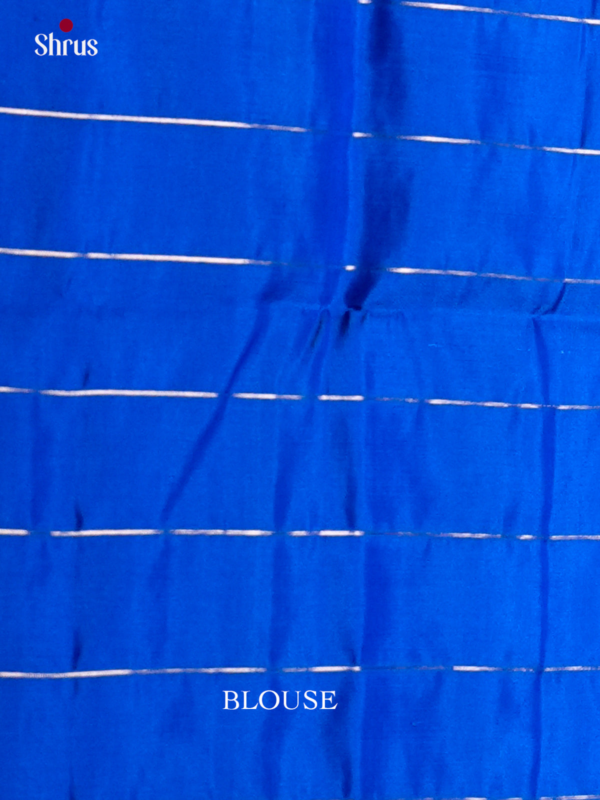 Buy Celestial Sky Blue Silk Saree with Silver Zari Checks, Buttas & Blue Brocade Pallu