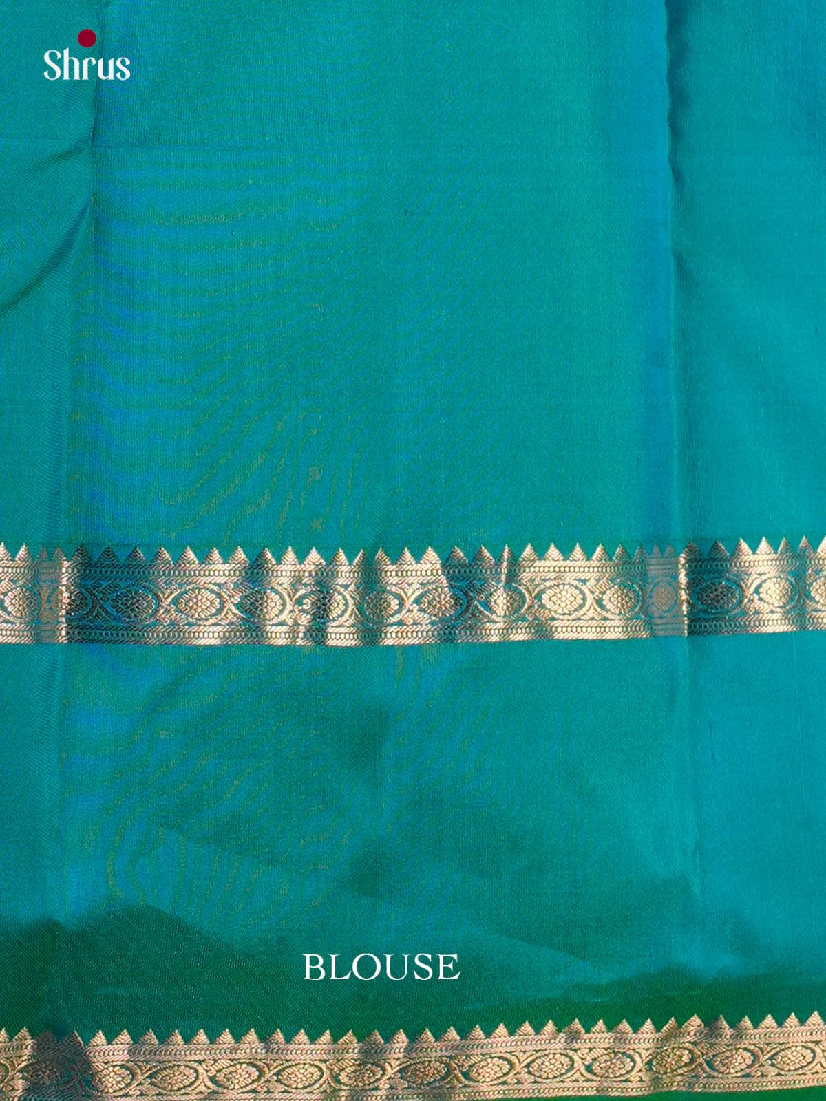Buy Opulent Teal Green Kanjivaram Saree With Zari Checks, Rettaipet Border & Brocade Pallu