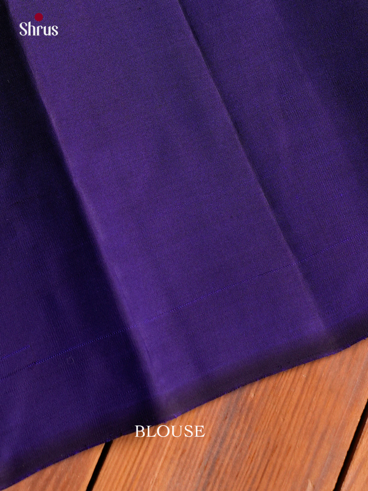 Unique Indigo Silk Saree With Chevron Patterns & Lattice Brocade | Self Border With Gandaberunda Buttas
