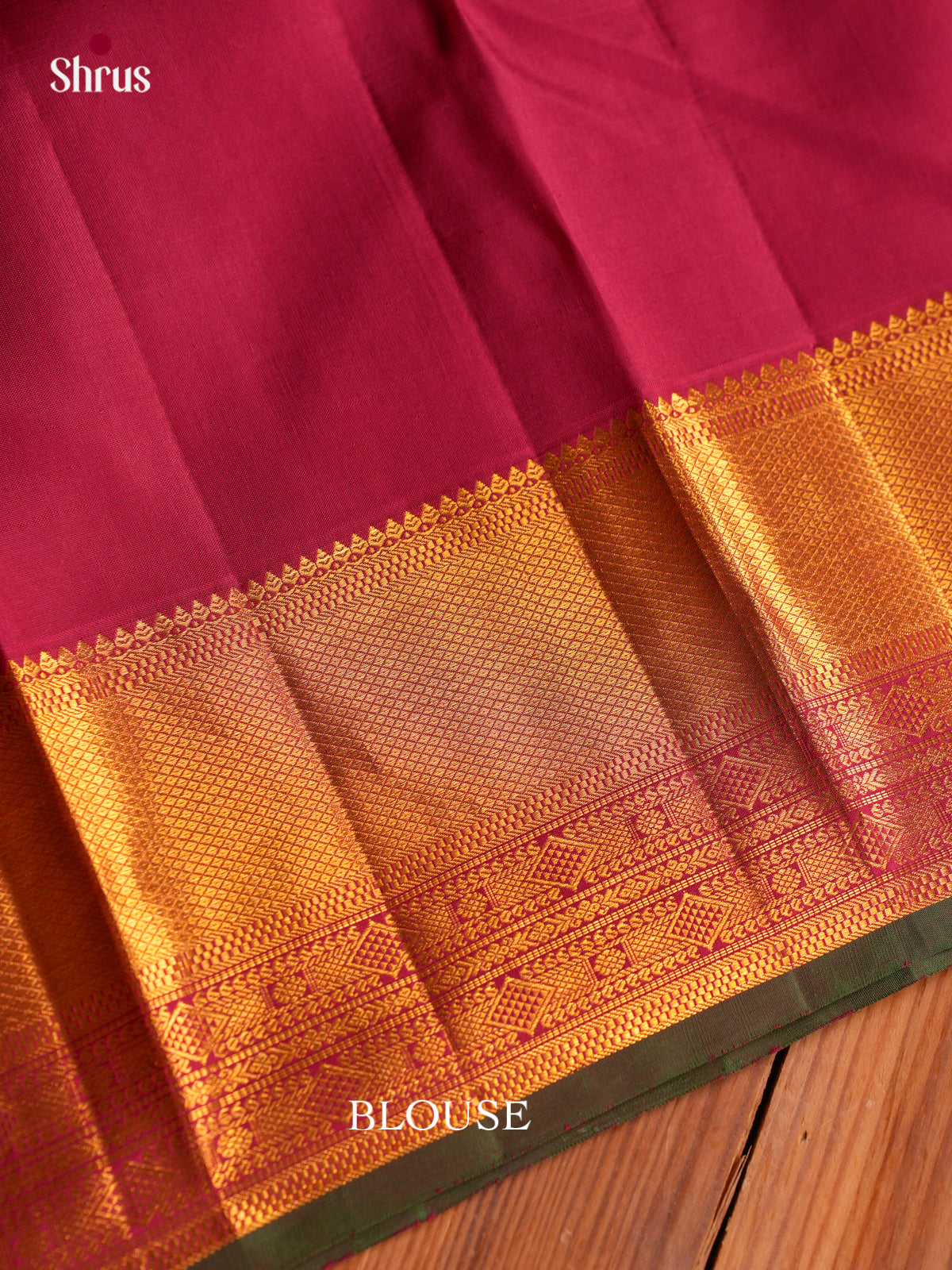 Unique Mango Yellow Kanchipuram Pattu Saree With Gold Vines, Floral Roundels & Magenta Diamond Lattice Border