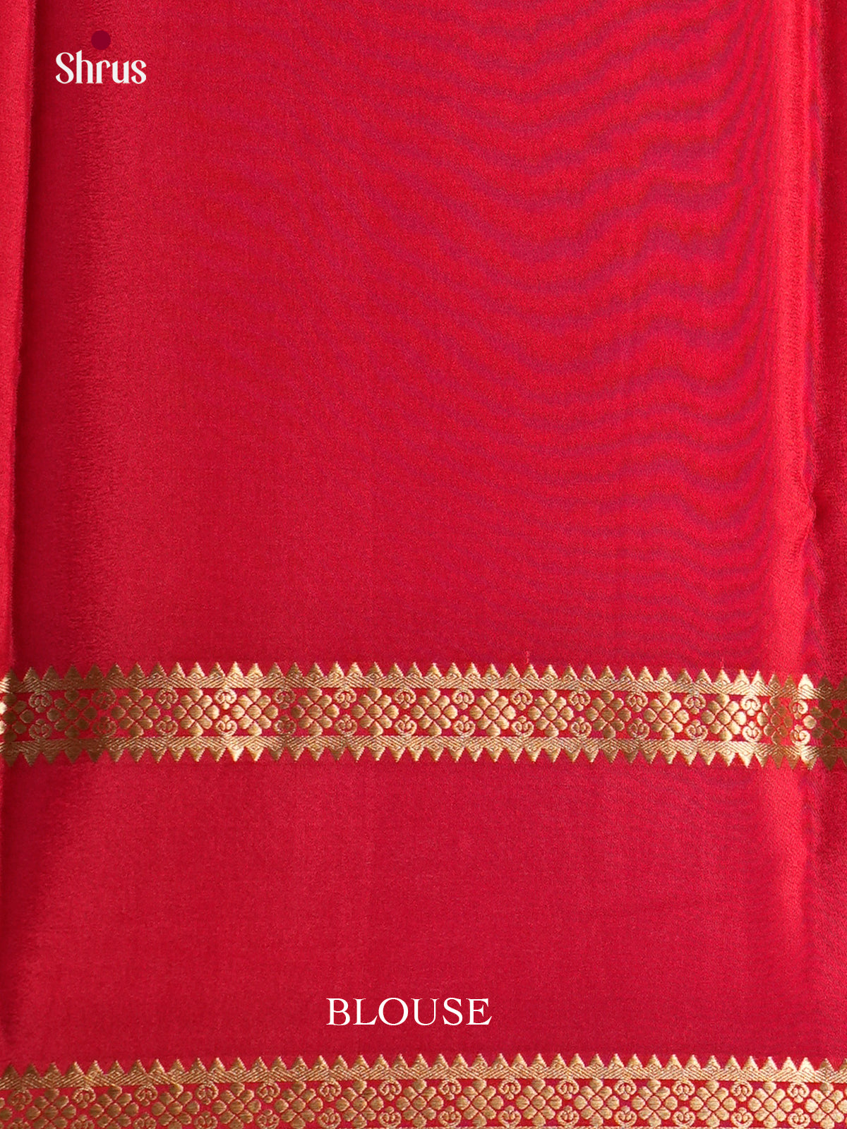 Buy Chic Violet Mysore Crepe Silk Saree with Red Rettaipet Border & Zari Woven Chit Pallu